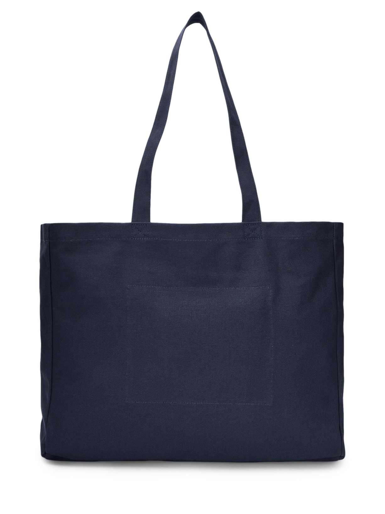 Bolsa Masculina Tote Grande De Canvas Bordada Prl Azul Polo Ralph Lauren