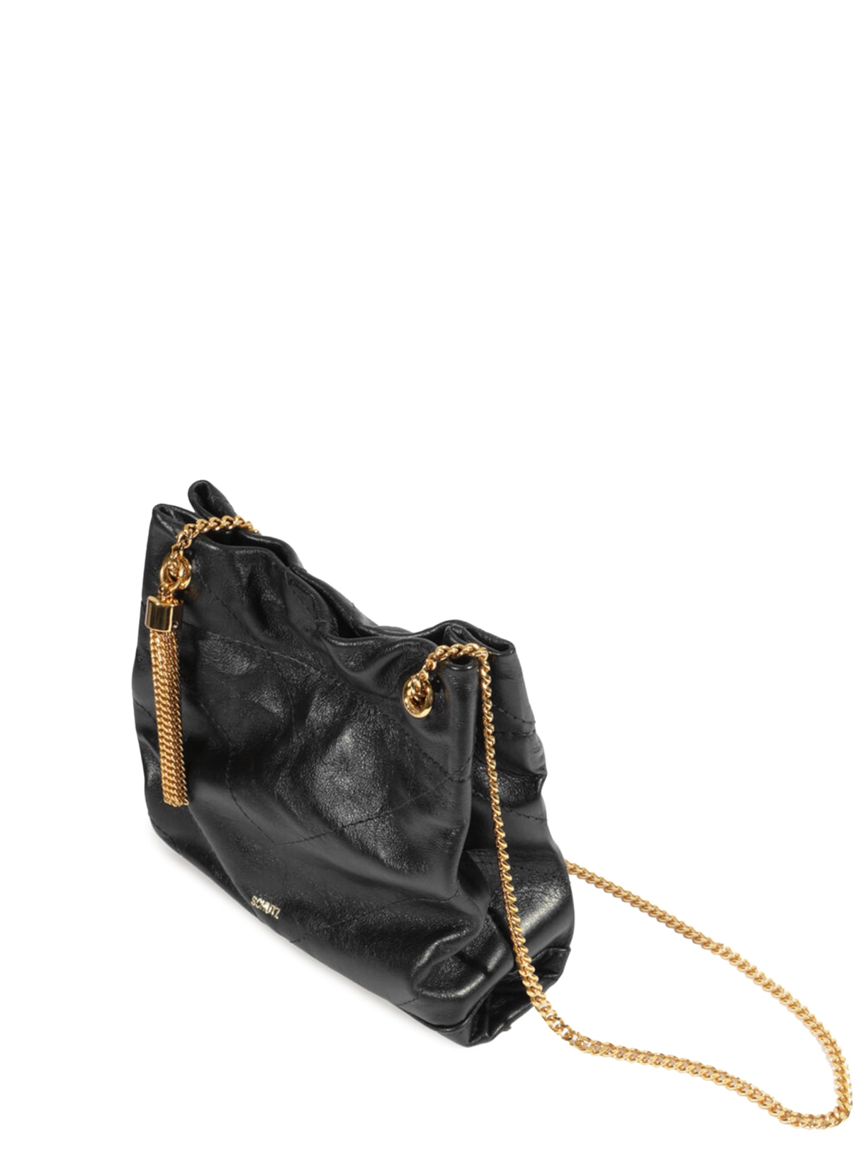 Bolsa Média Feminina Soft Calf Lisboa Preto Schutz
