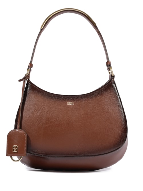Bolsa Média Soft Calf Lisbo - Marrom
