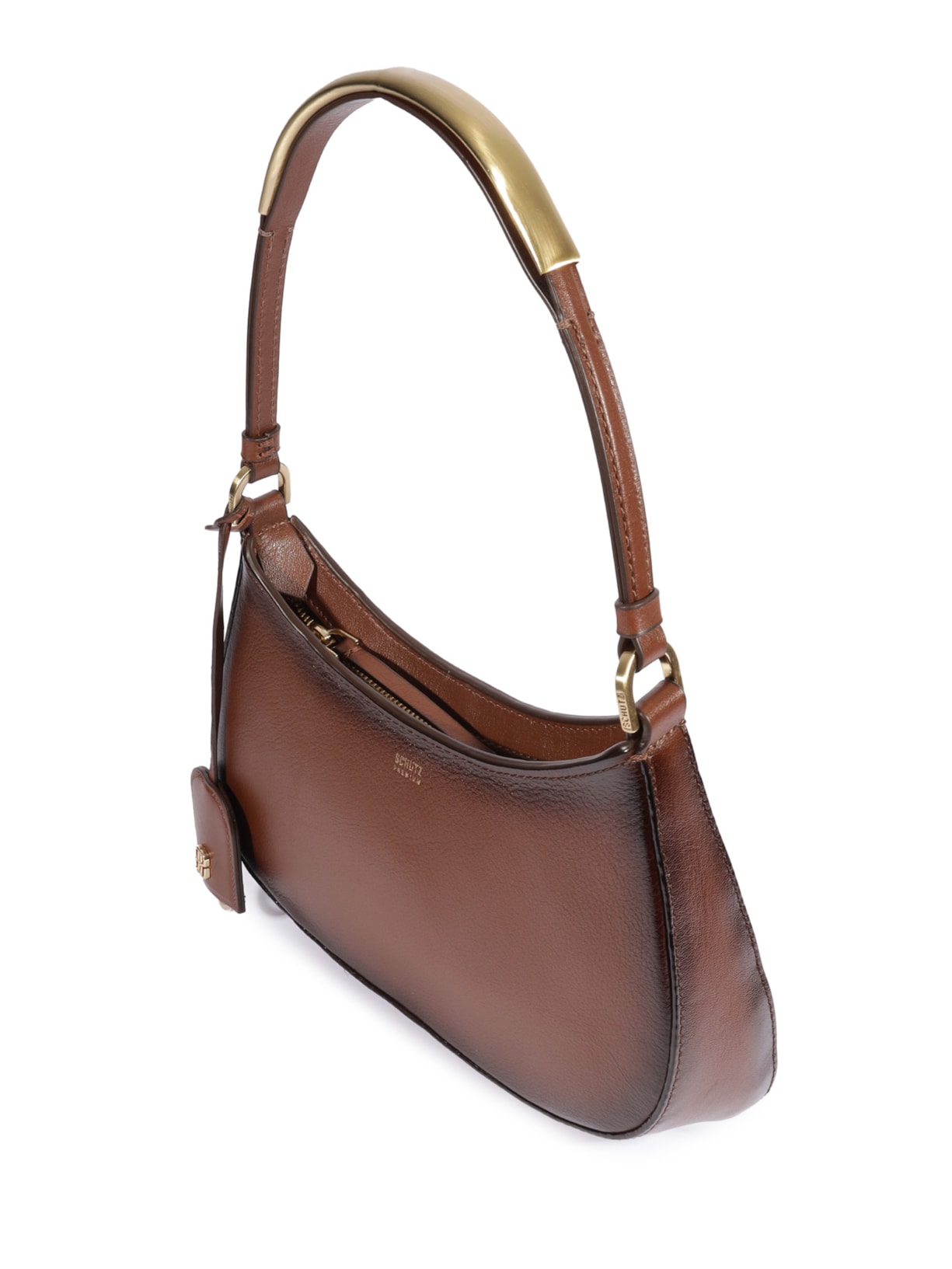 Bolsa Média Soft Calf Lisbo Marrom Schutz