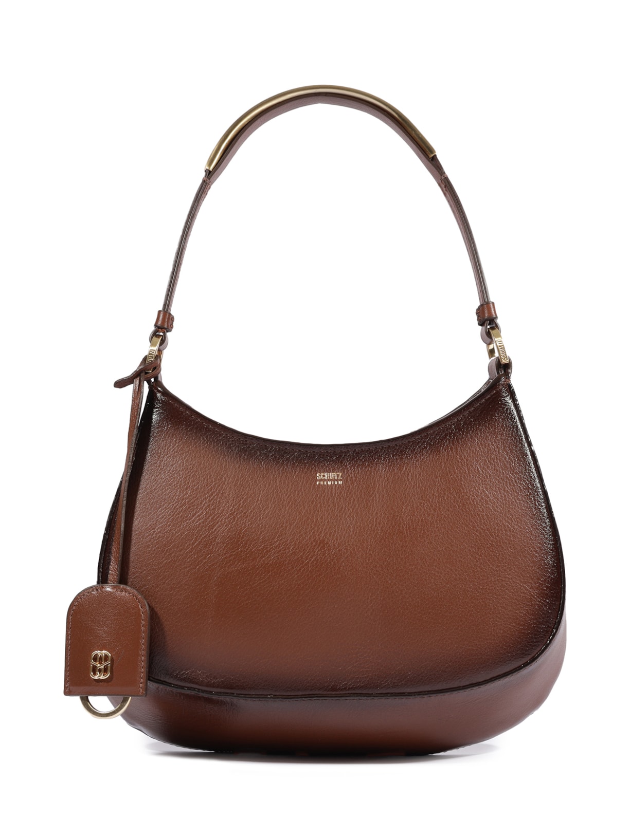 Bolsa Média Soft Calf Lisbo Marrom Schutz