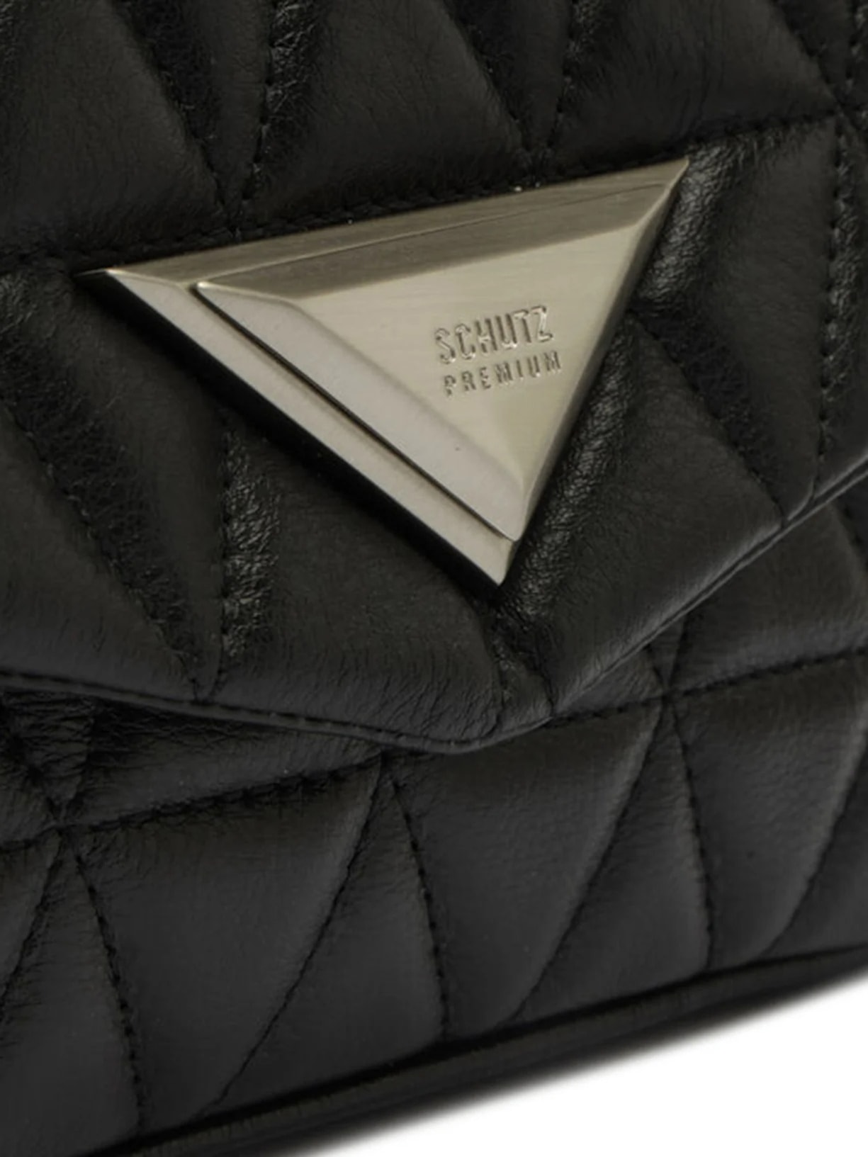 Bolsa Média Tiracolo 944 Matelassê Preto Schutz