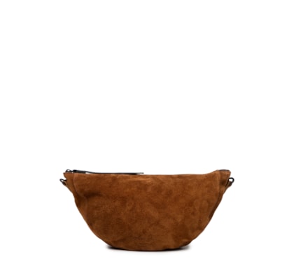 Bolsa Mini Andiroba Camurça Feminina - Marrom