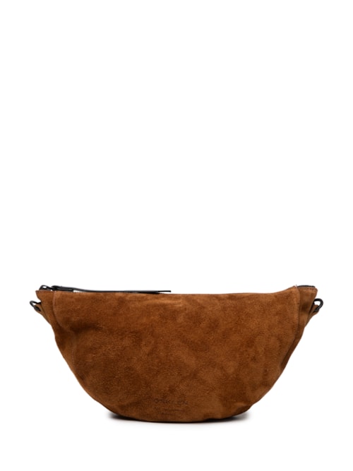 Bolsa Mini Andiroba Camurça Feminina - Marrom