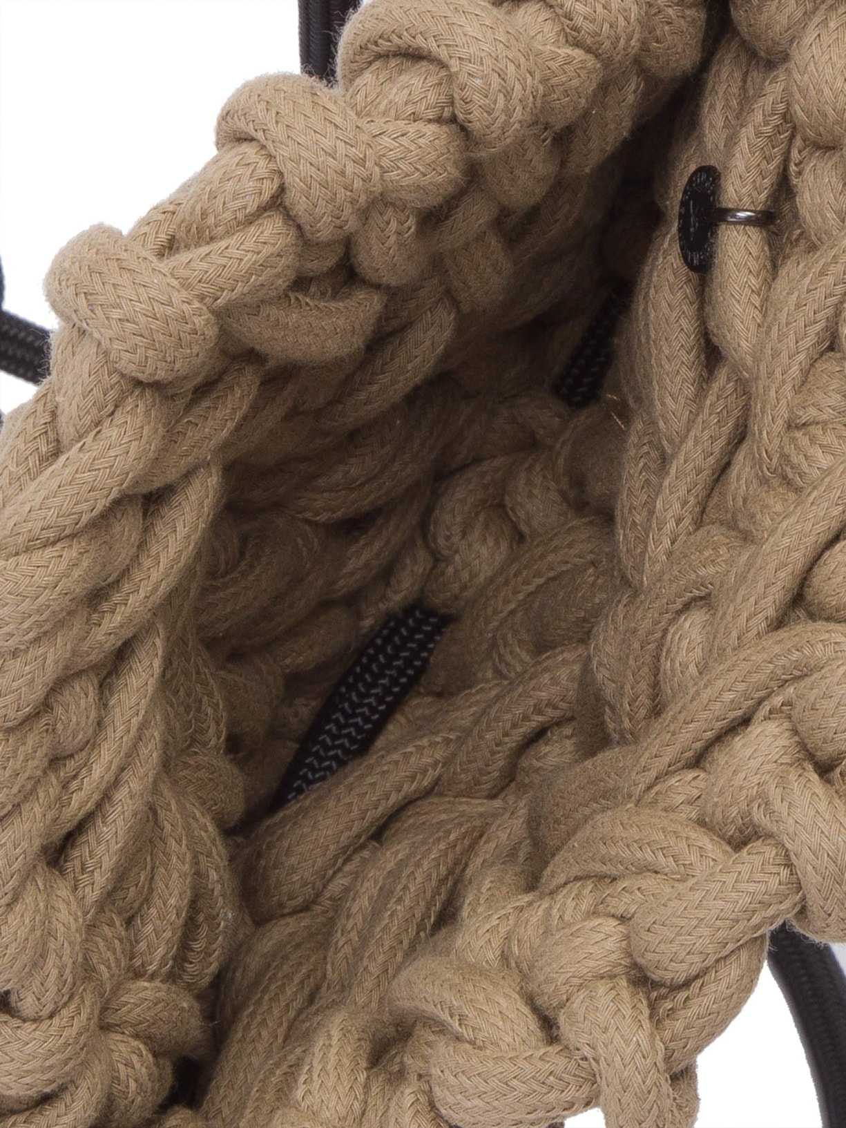 Bolsa Nordic Redonda Bege Drê Magalhães