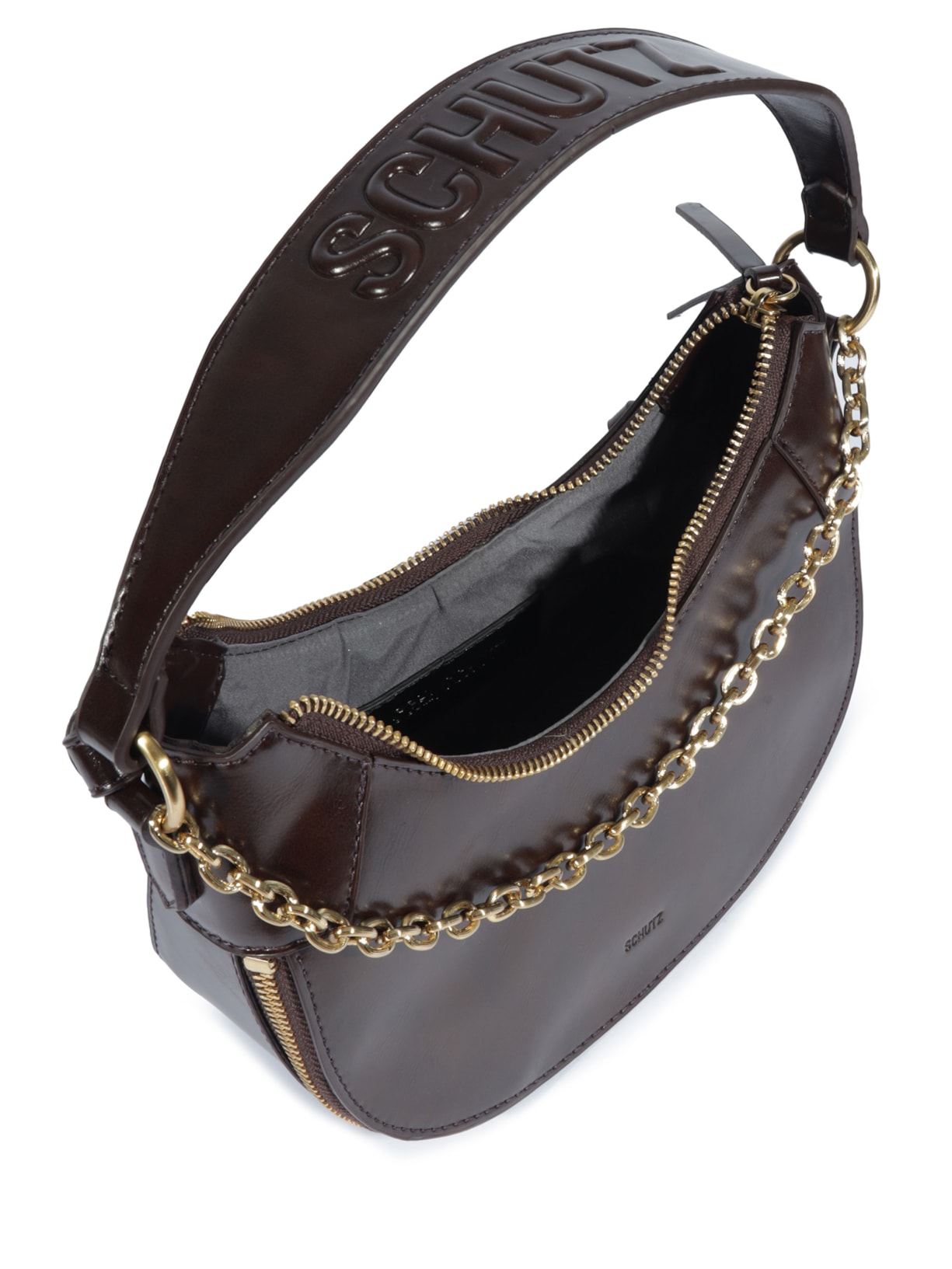 Bolsa Pequena Napa Madrid Oth Marrom Schutz