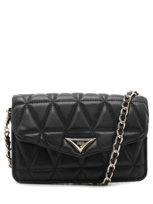 Bolsa Pequena Tiracolo 944 Matelassê - Preto