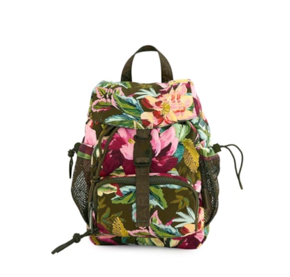 Bolsa Pipoquinha Painted Flowers -  Verde