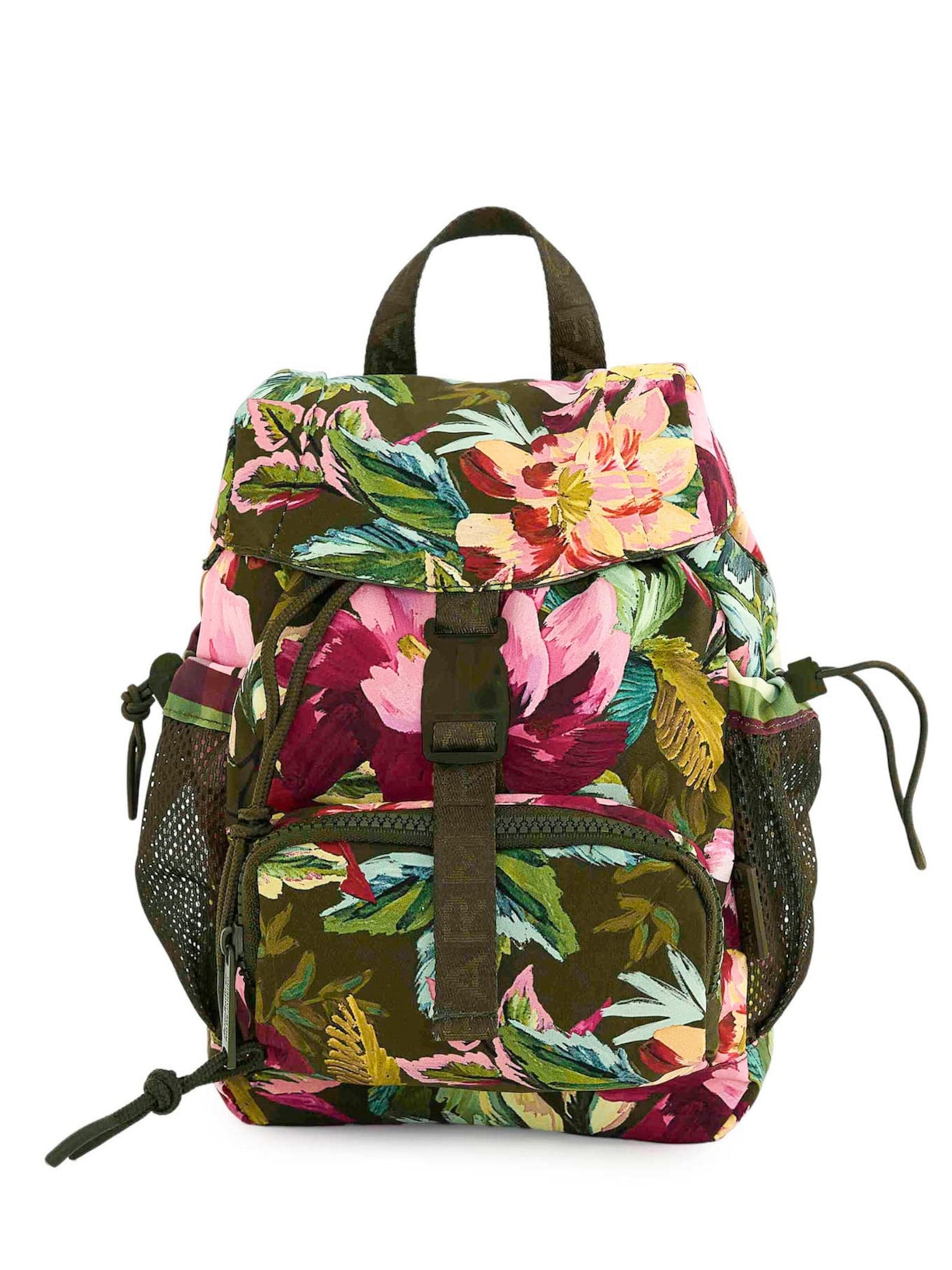 Bolsa Pipoquinha Painted Flowers - Verde