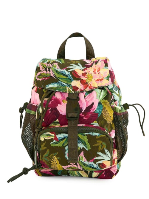 Bolsa Pipoquinha Painted Flowers - Verde