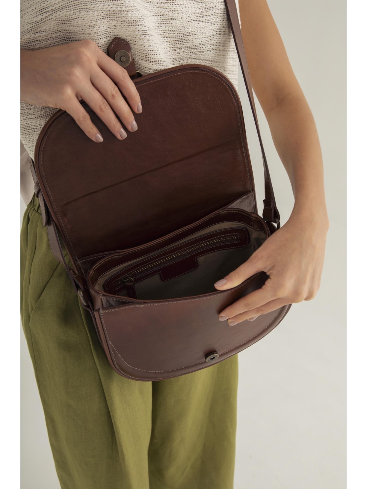 Bolsa Sevilha Chocolate Cabana Crafts