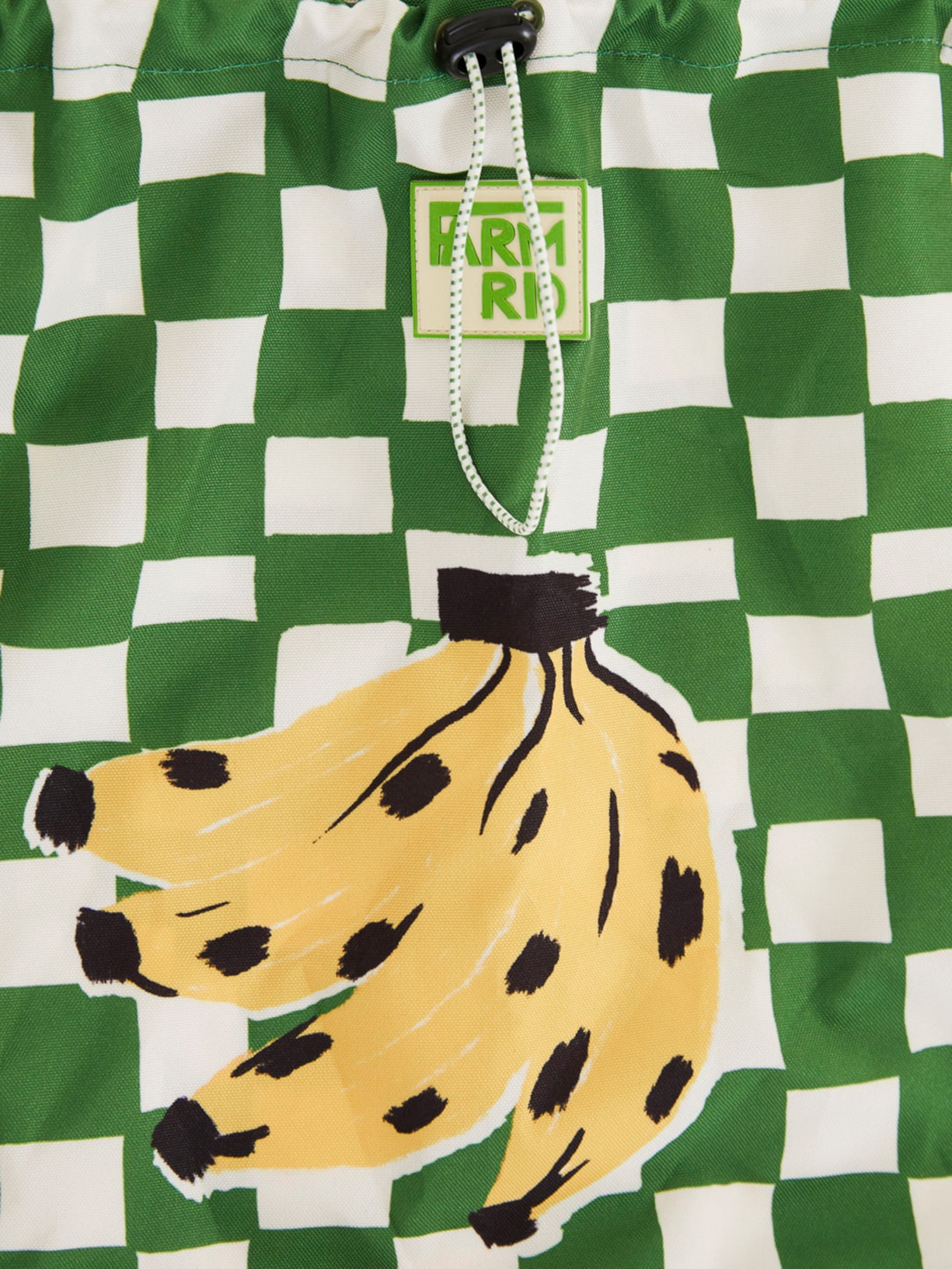 Bolsa Sling Surf Quadriculado Sonho Verde Farm Etc