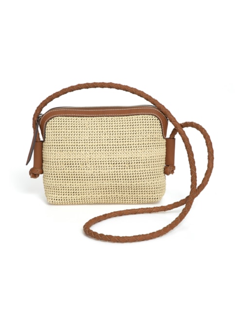 Bolsa Tear Alça Trançada Cru