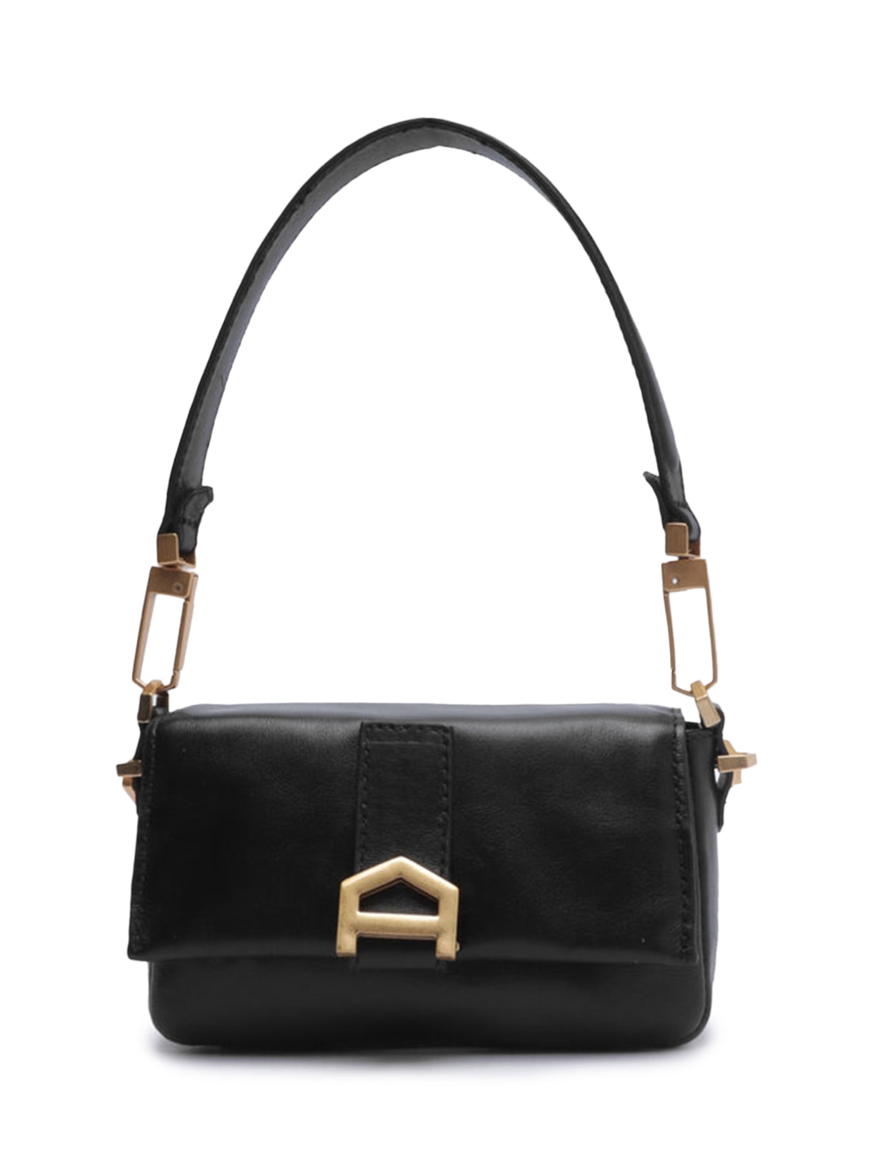 Bolsa Tiracolo Couro Gisele Pequena - Preto