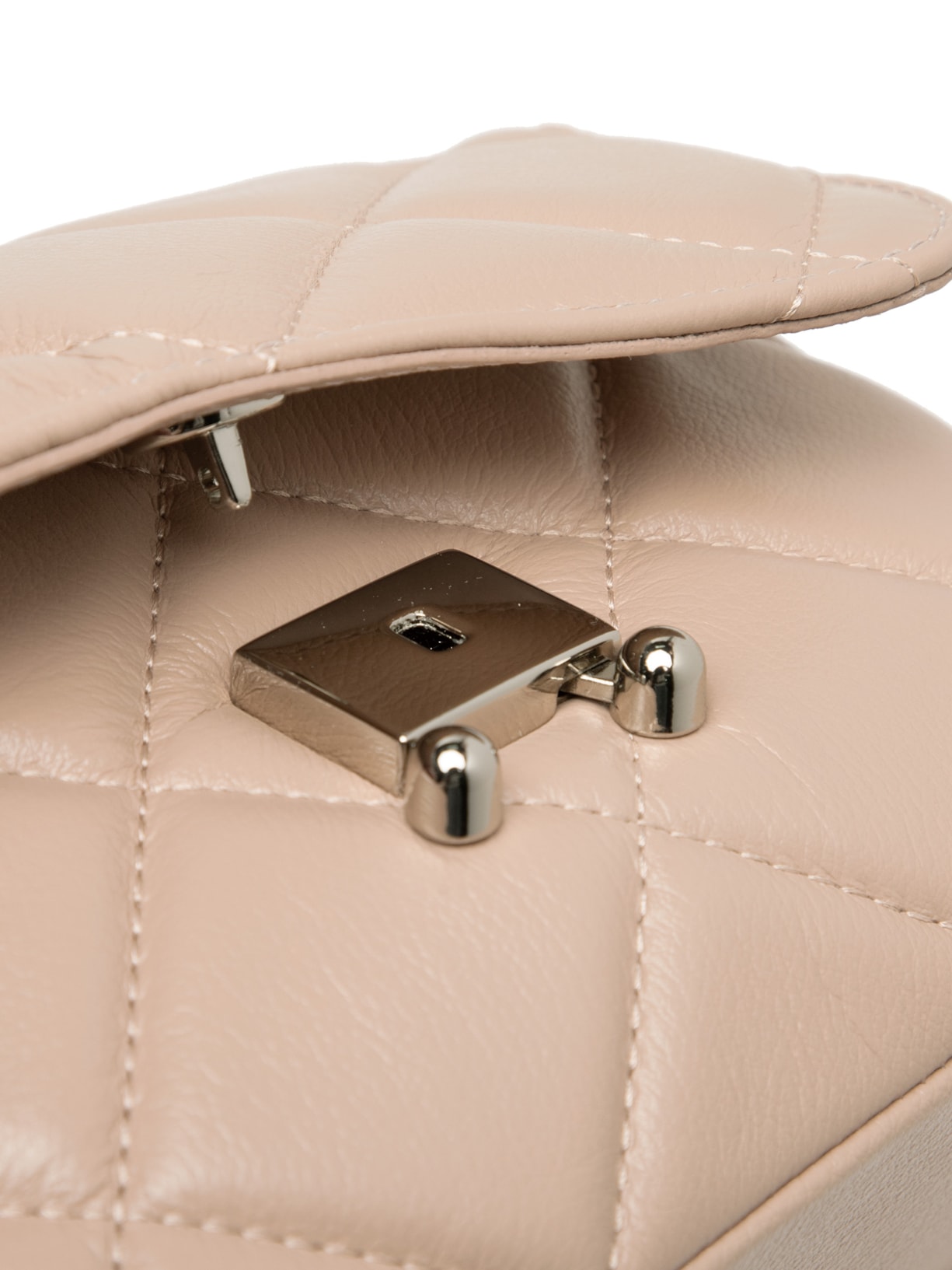 Bolsa Tiracolo Couro Mizz Pequena Bege Arezzo