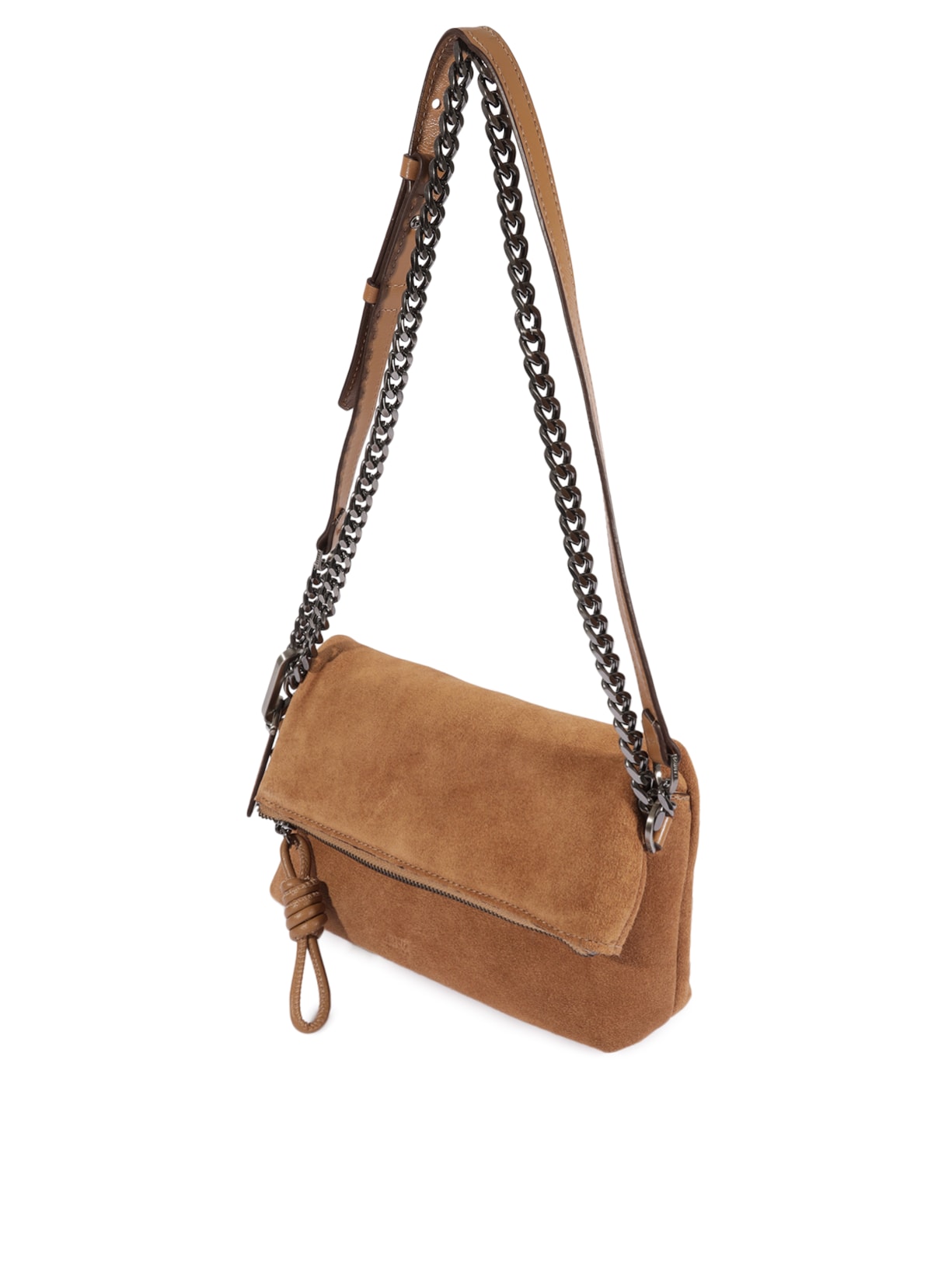 Bolsa Tiracolo Crossbody Elliot Pequena Couro Marrom Schutz