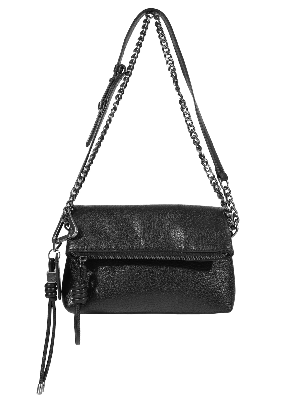 Bolsa Tiracolo Crossbody Elliot Pequena Couro - Preto