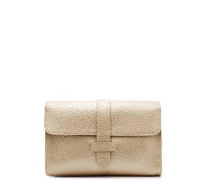Bolsa Tiracolo Feminina - Dourado