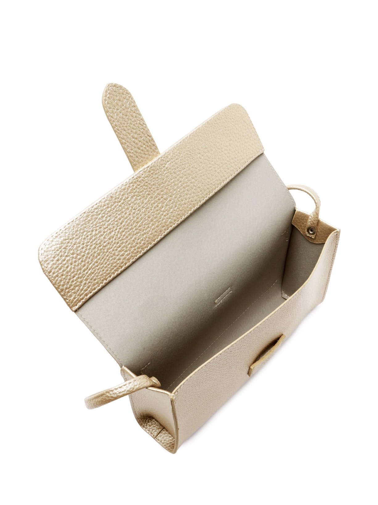 Bolsa Tiracolo Feminina Dourado Arezzo