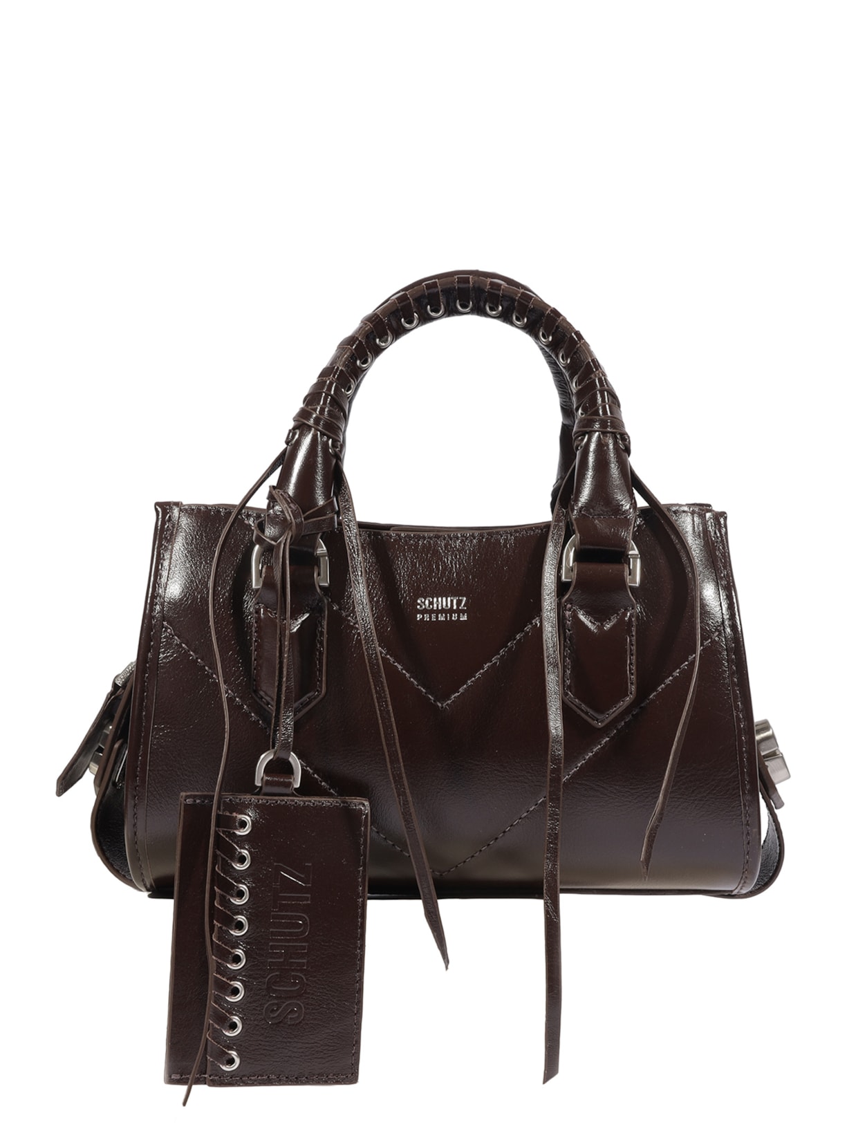 Bolsa Tiracolo Feminina Média Marrom Schutz