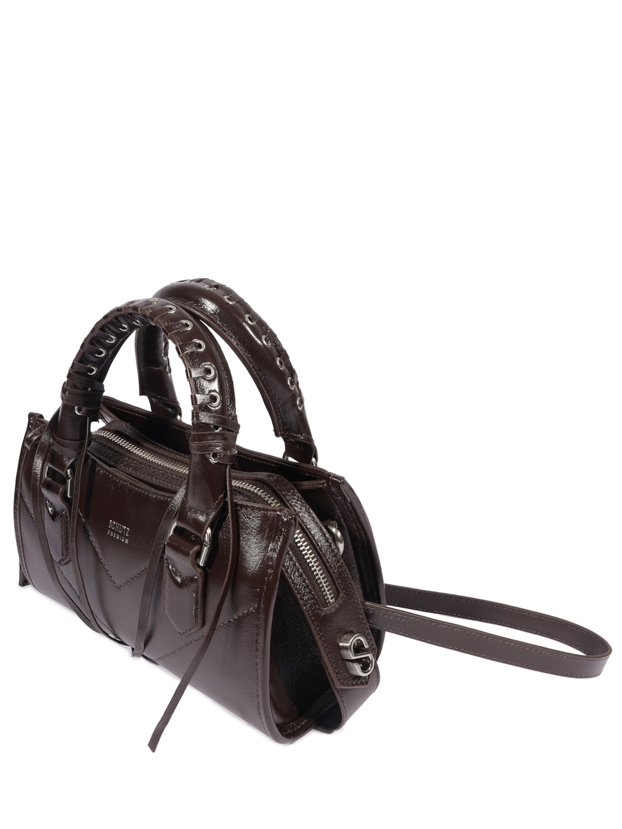 Bolsa Tiracolo Feminina Média Marrom Schutz