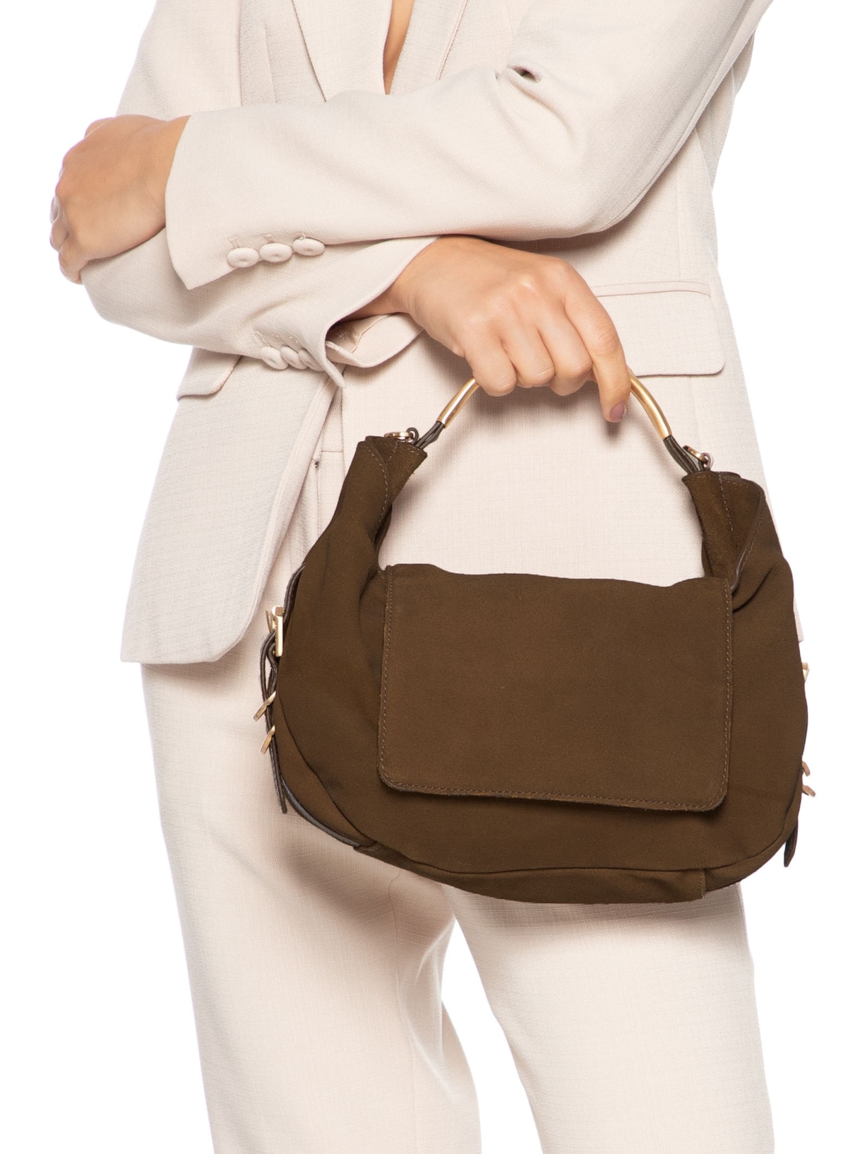 Bolsa Tiracolo Jack Couro Marrom Schutz