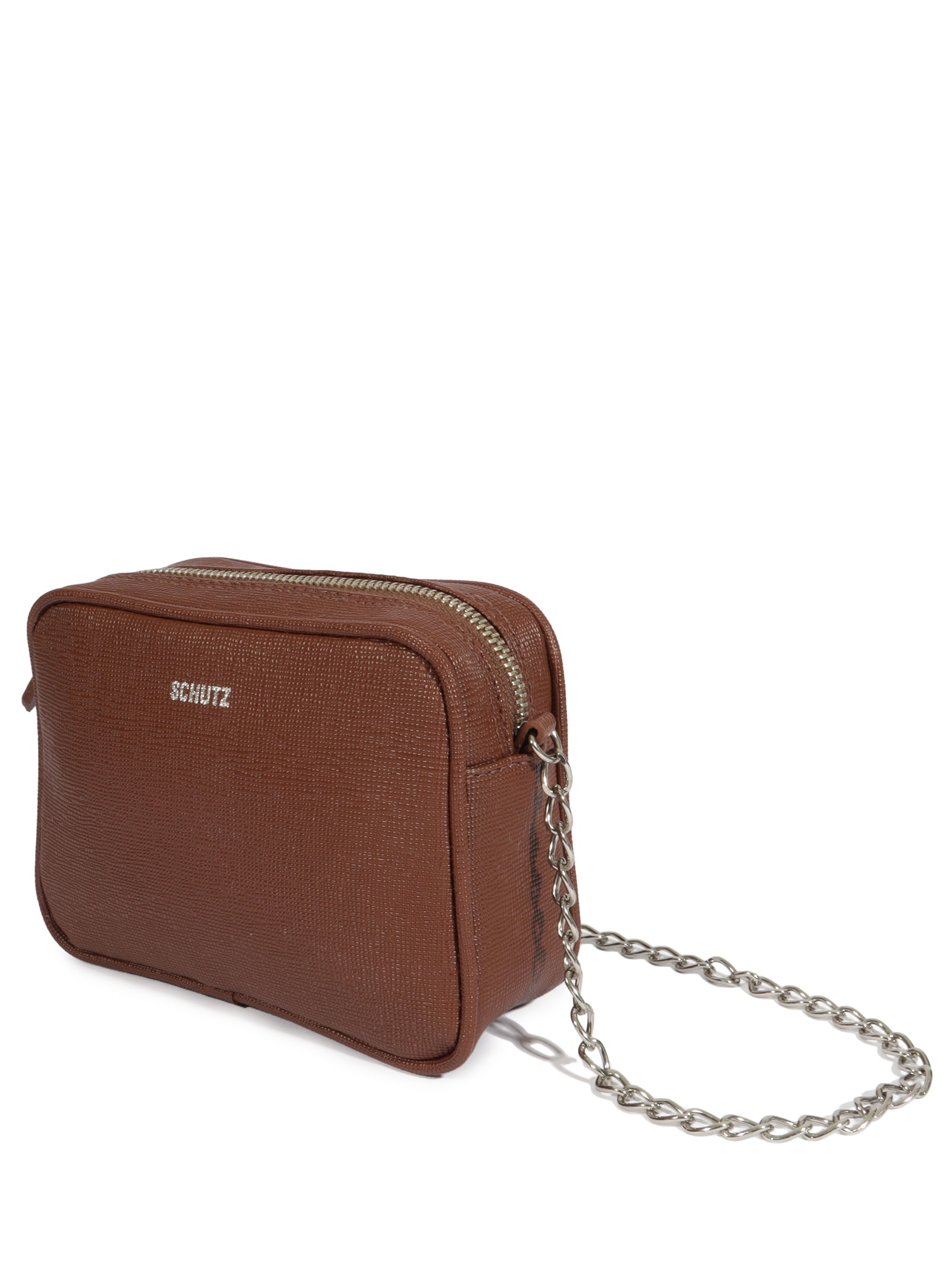 Schutz - Bolsa Tiracolo Lully Pequena - Marrom