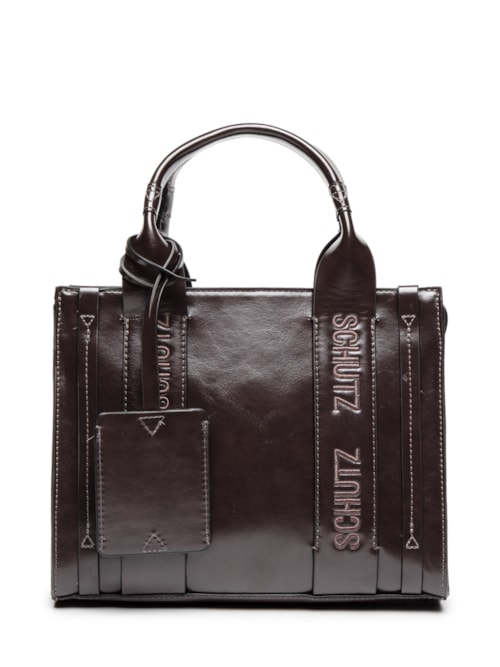 Bolsa Tiracolo Média Feminina - Marrom