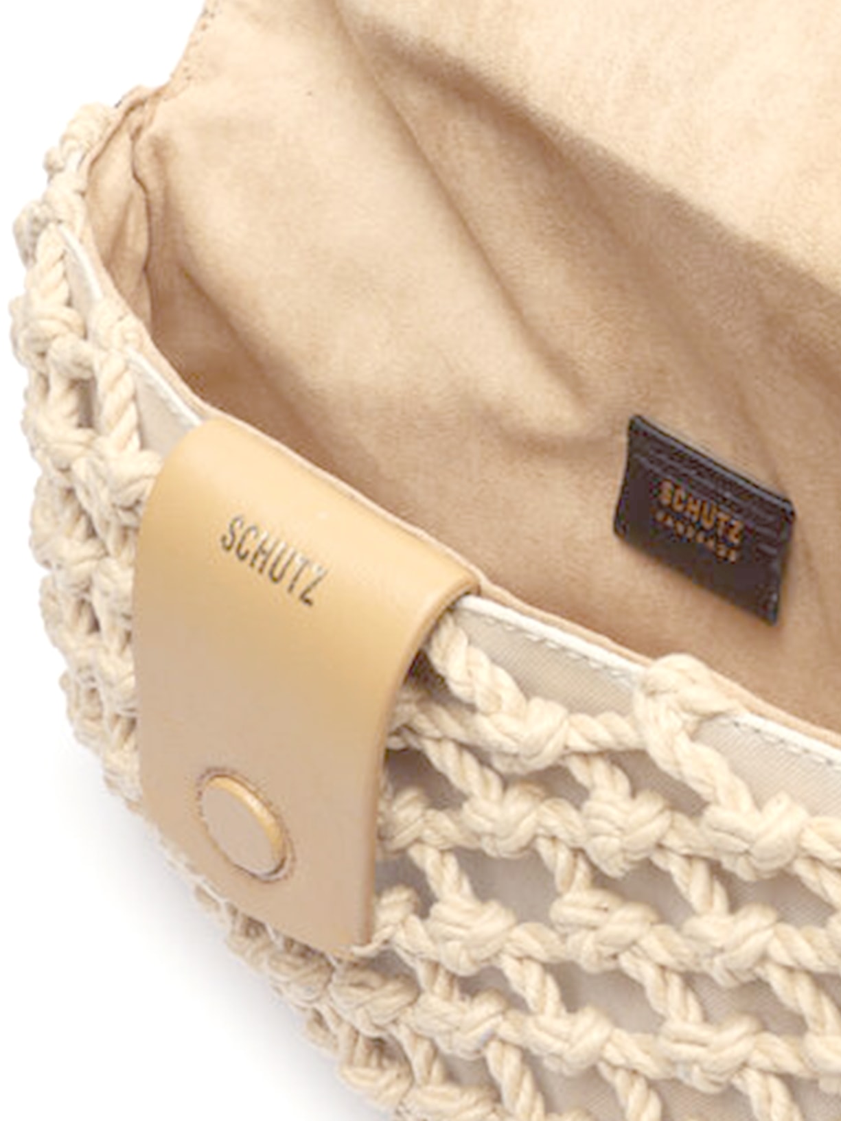 Bolsa Tiracolo Noelle Tecido Creme Bege Schutz