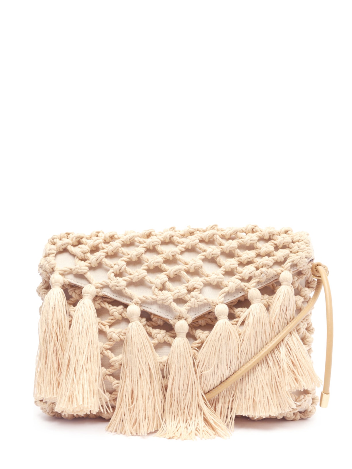 Bolsa Tiracolo Noelle Tecido Creme - Bege