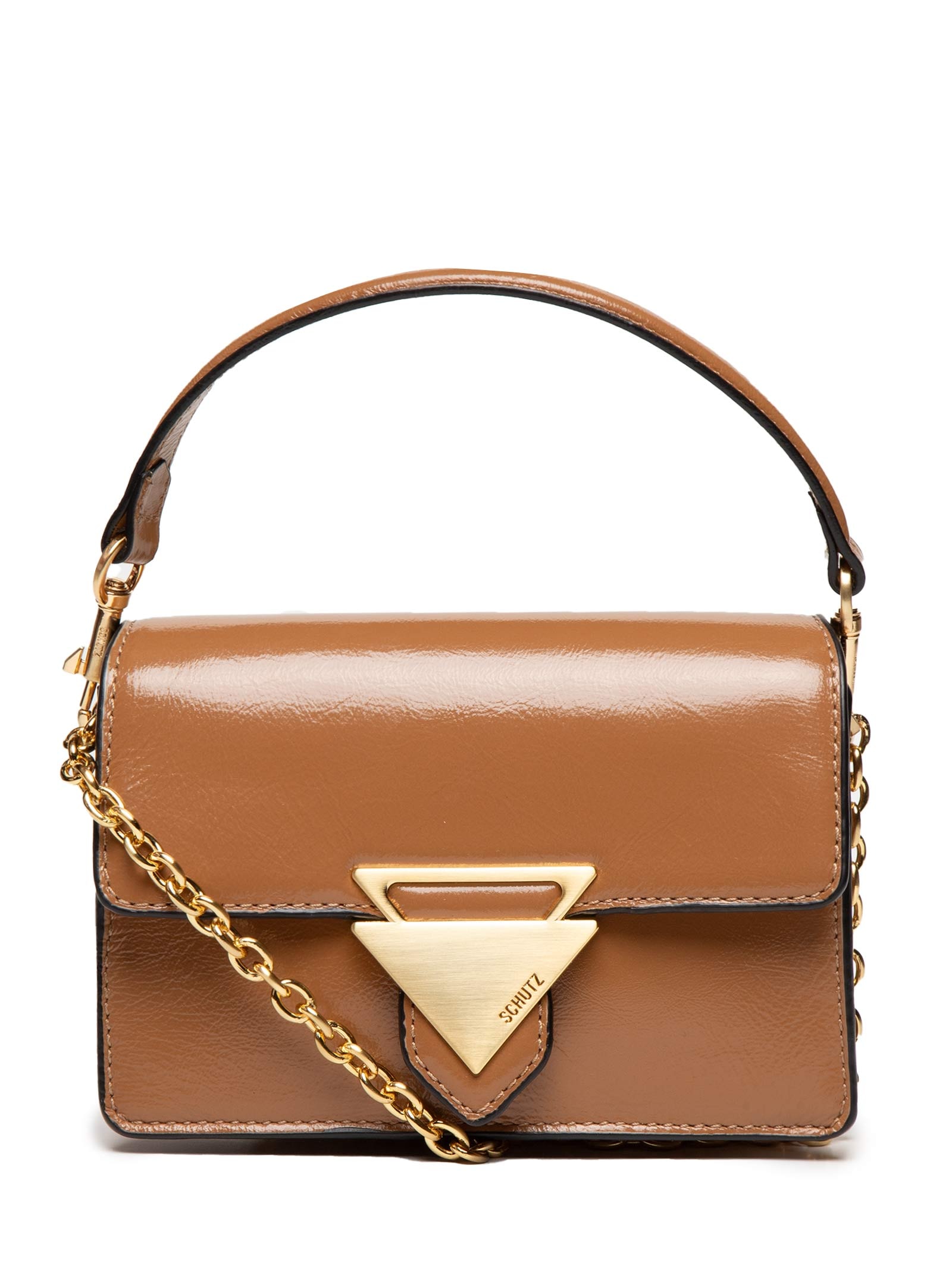 Bolsa Tiracolo Pequena Feminina - Marrom - Schutz