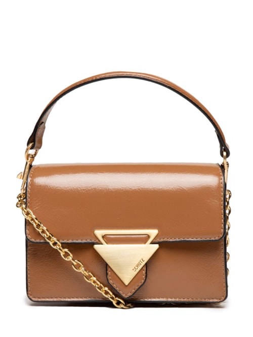 Bolsa Tiracolo Pequena Feminina - Marrom