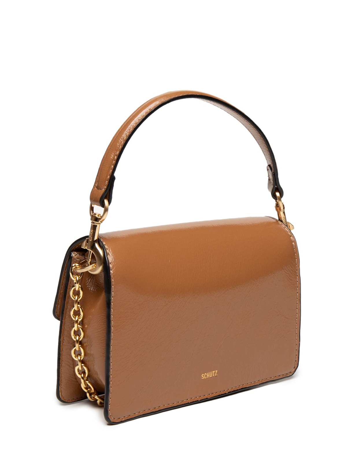 Bolsa Tiracolo Pequena Feminina Marrom Schutz
