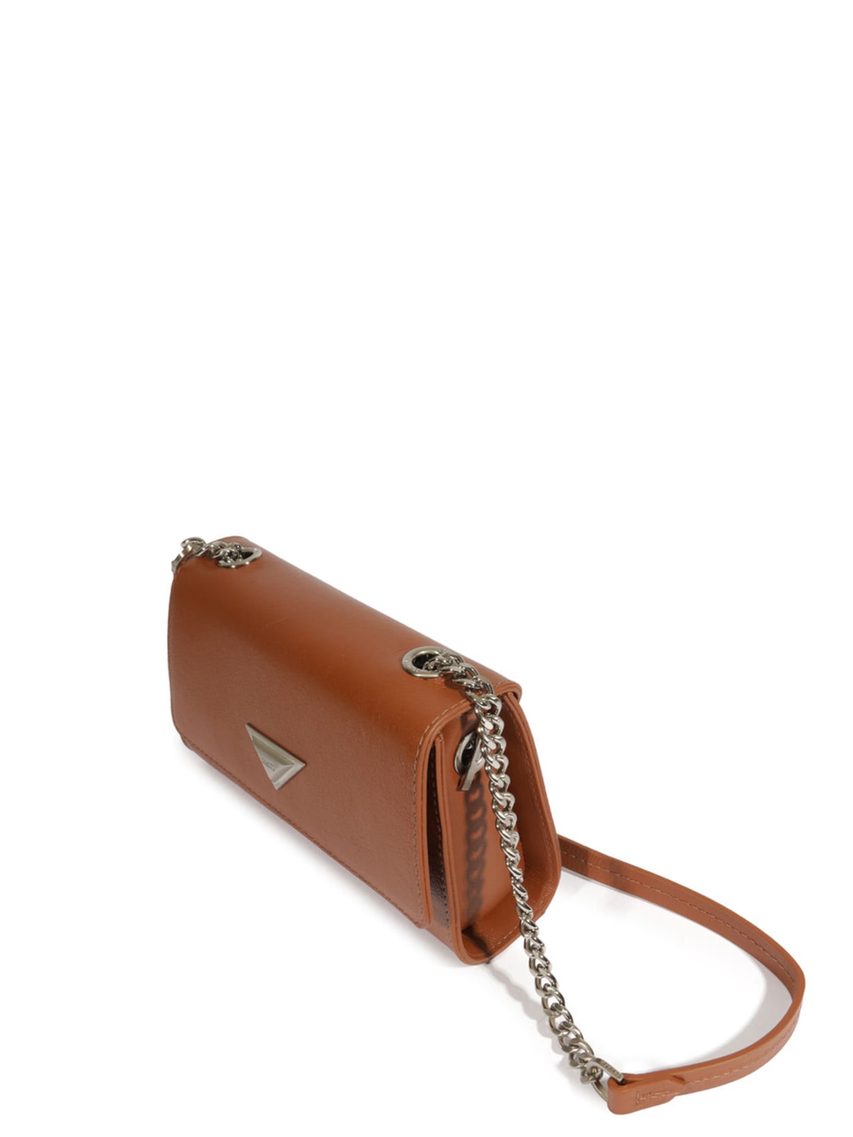 Bolsa Tirocolo Pequena Cally Couro Marrom Schutz