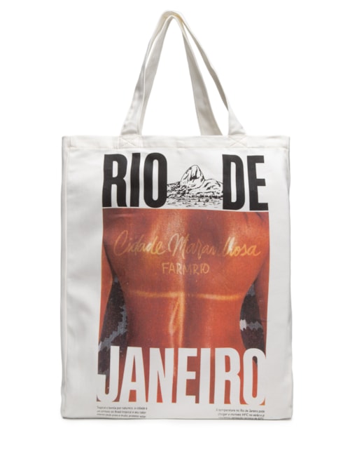 Bolsa Tote Bag Feminina Marquinha - Off White