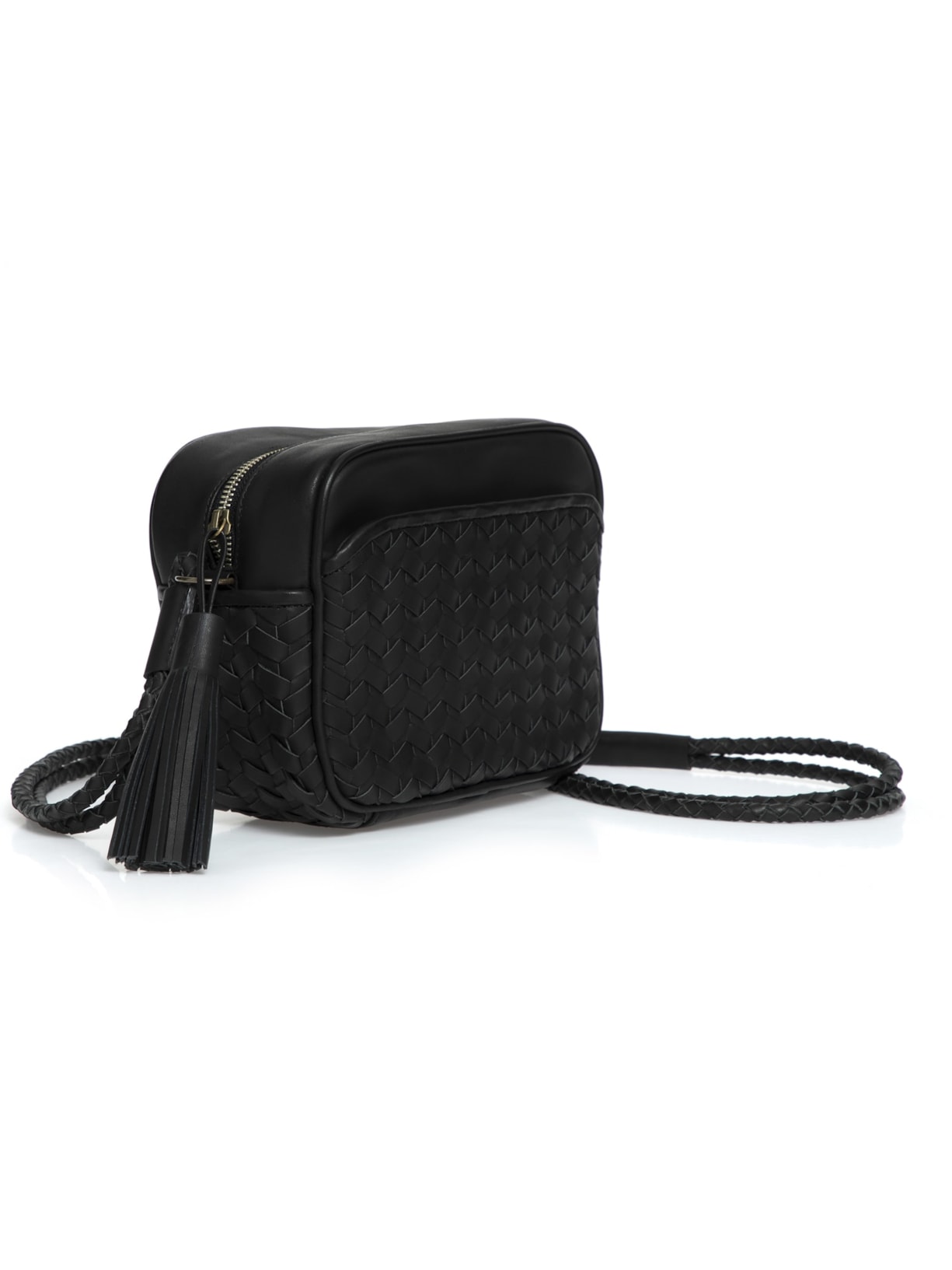 Bolsa Tressê Preta Cabana Crafts