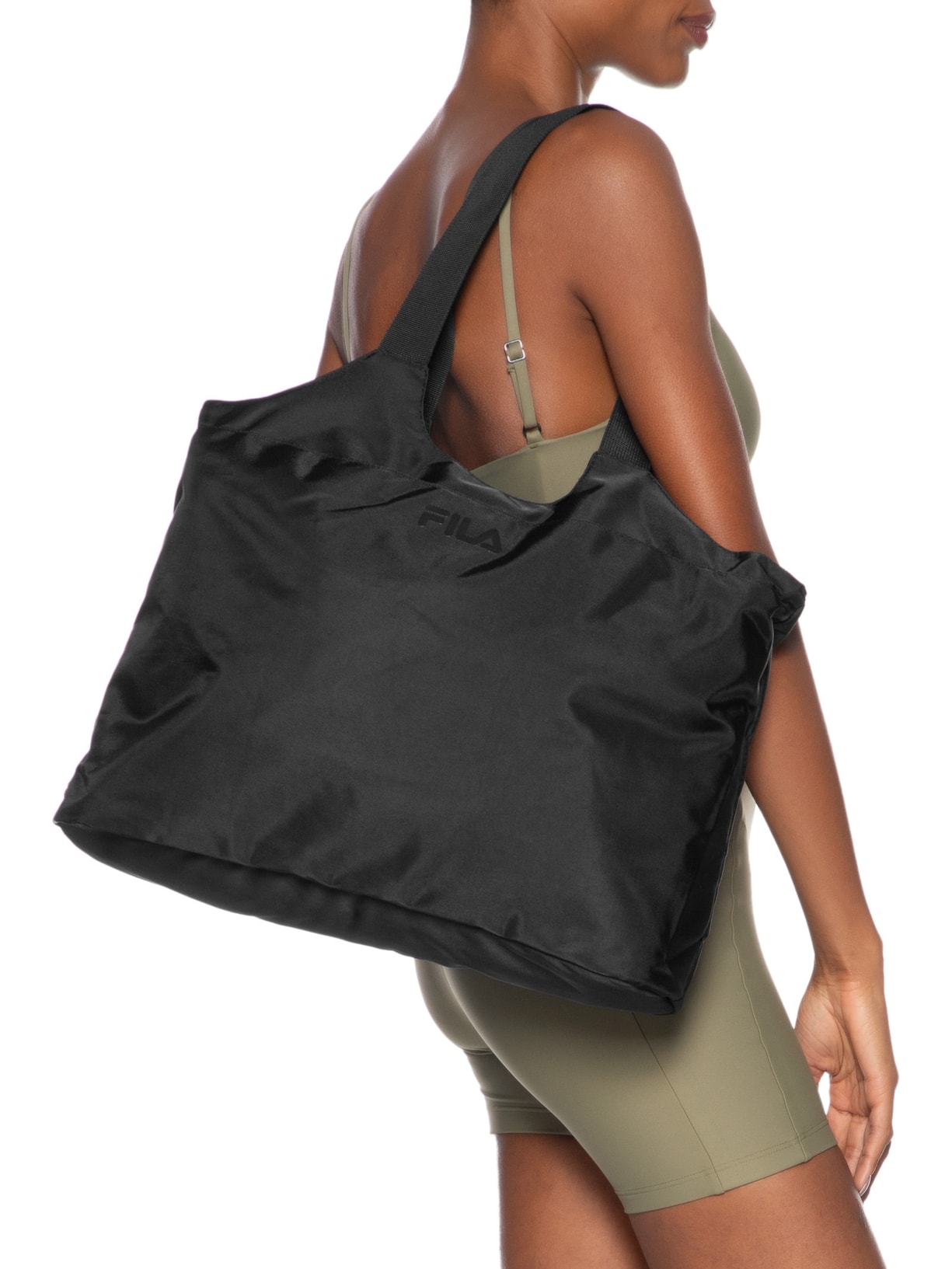 Bolsa Unissex De Ombro Functional Tote Preto Fila