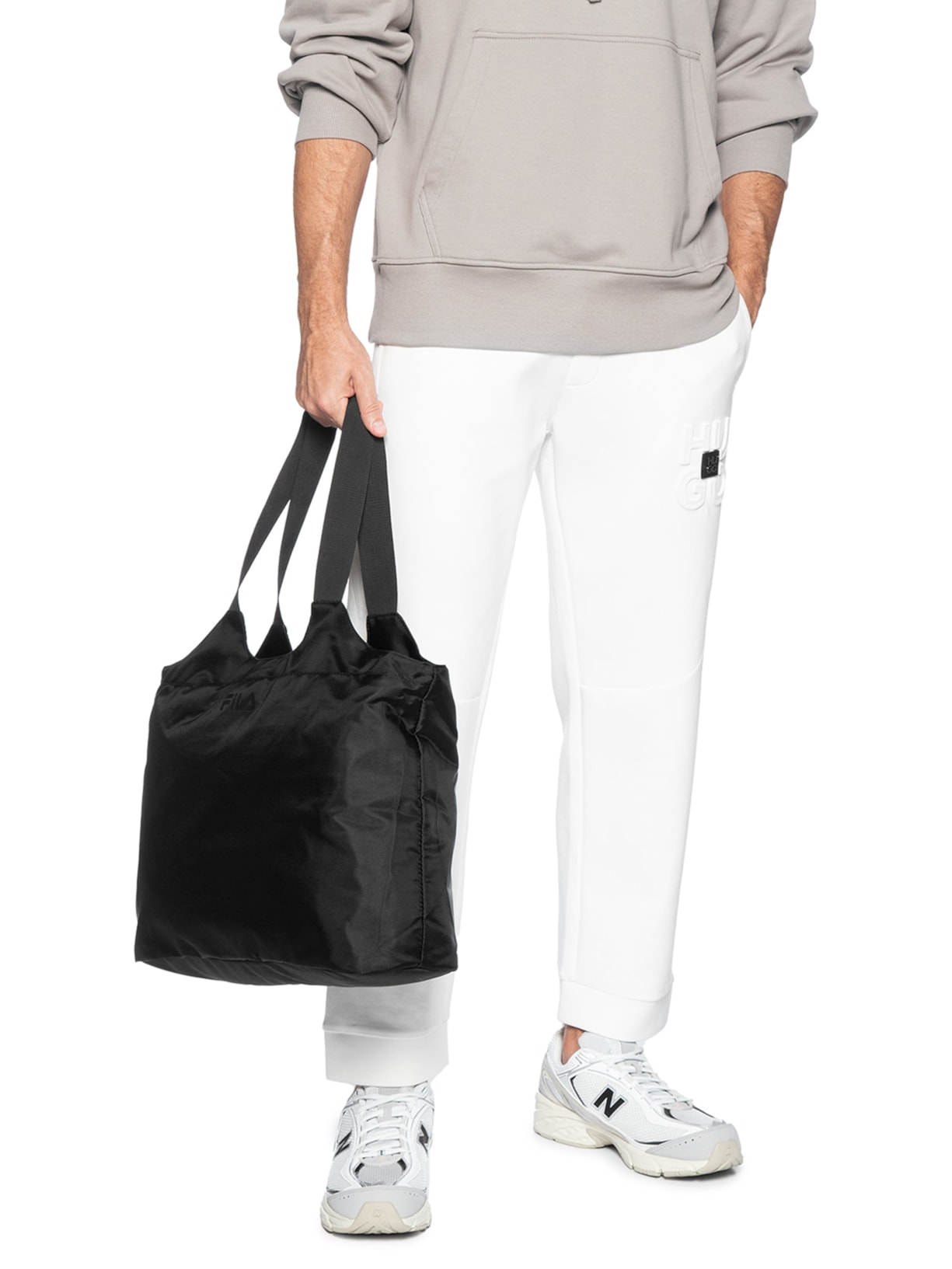 Bolsa Unissex De Ombro Functional Tote Preto Fila