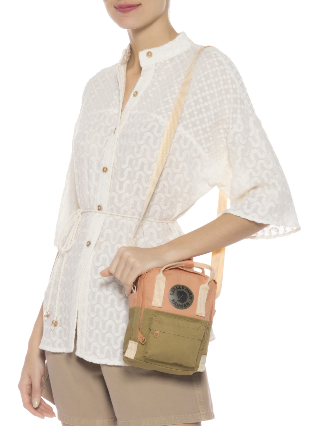 Bolsa Unissex Kånken Art Sling Verde Fjällräven