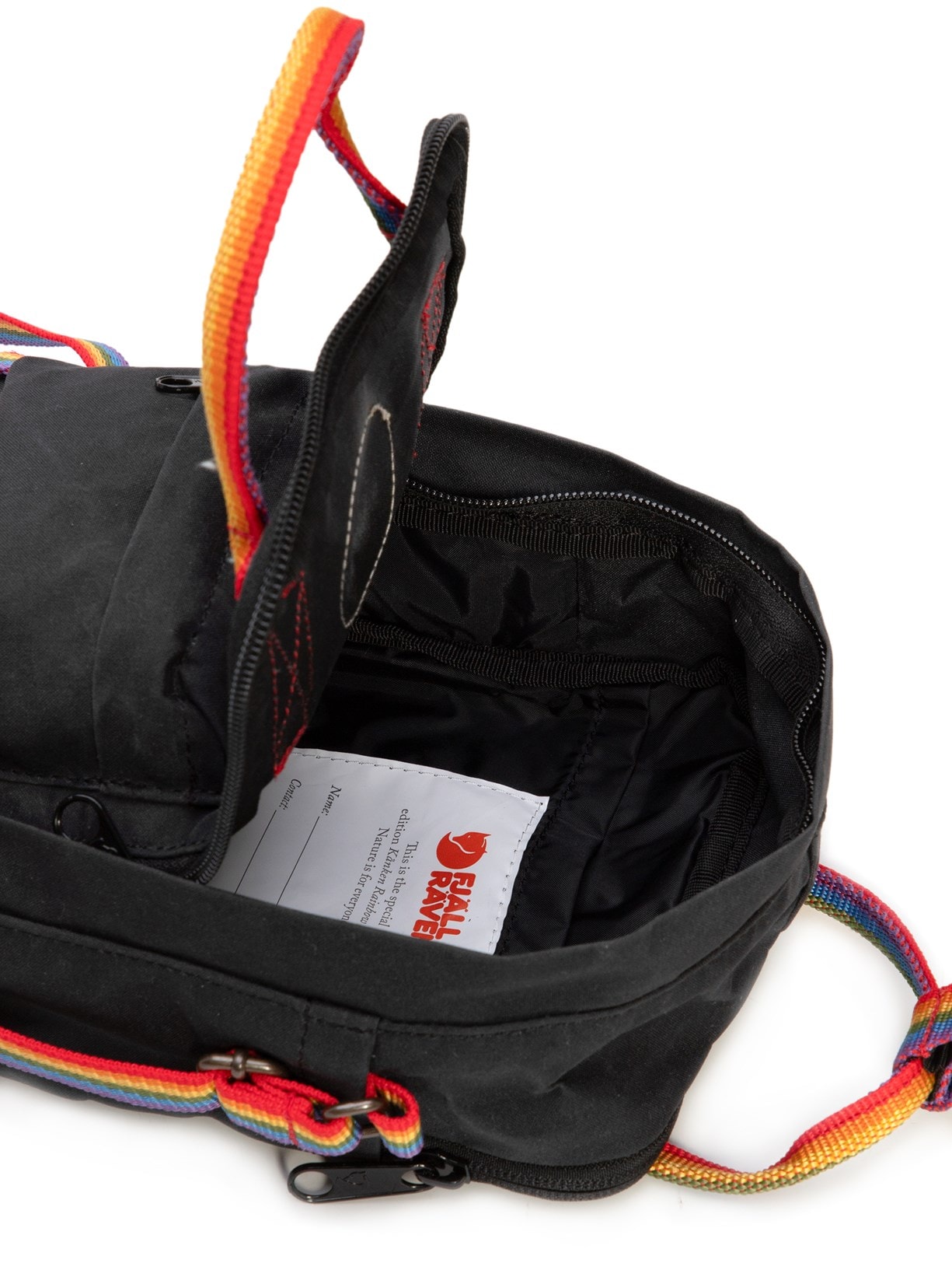 Kanken Sling Bag Fjallraven Kanken Rainbow Black Kanken Rainbow
