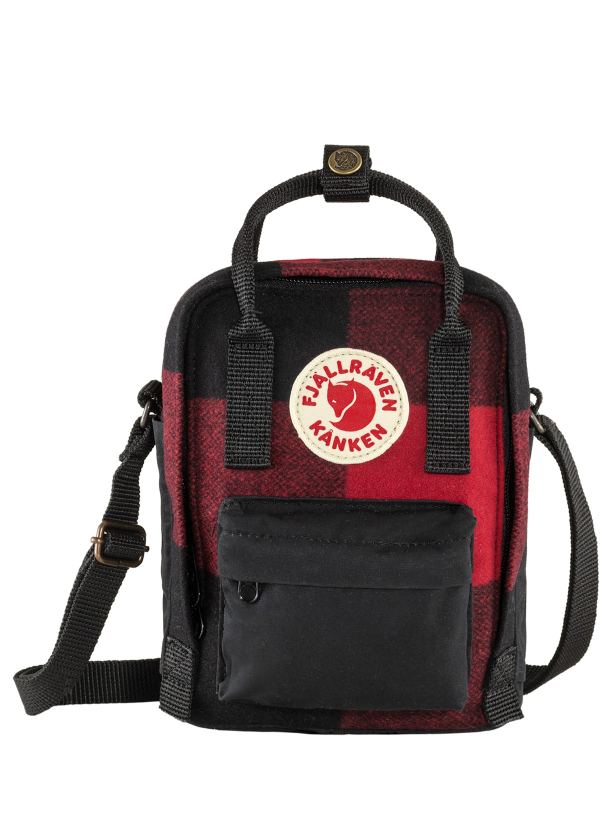 Bolsa Unissex Kånken Re-wool Sling - Preto