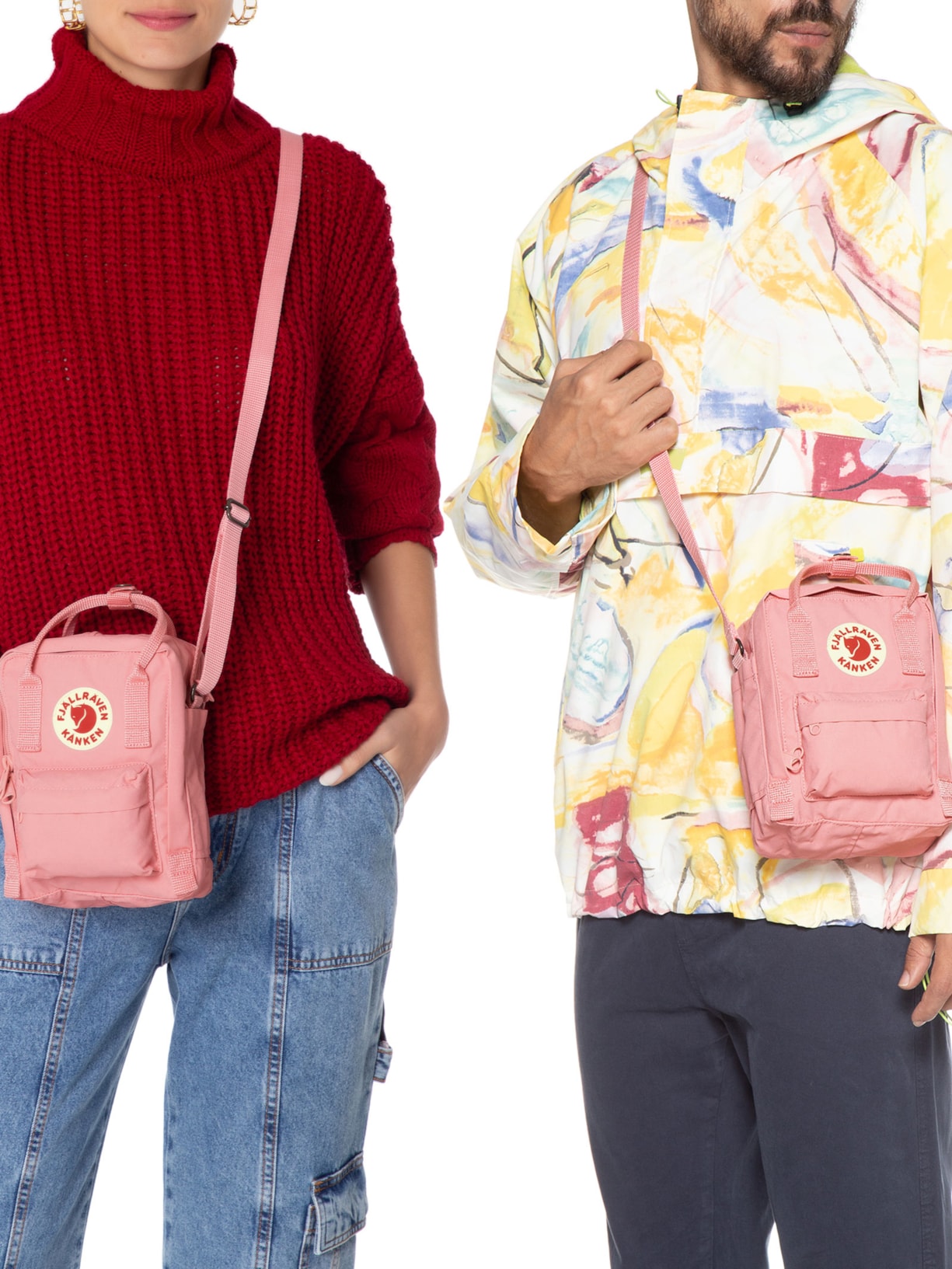 Bolsa Unissex Kånken Sling Rosa Fjällräven
