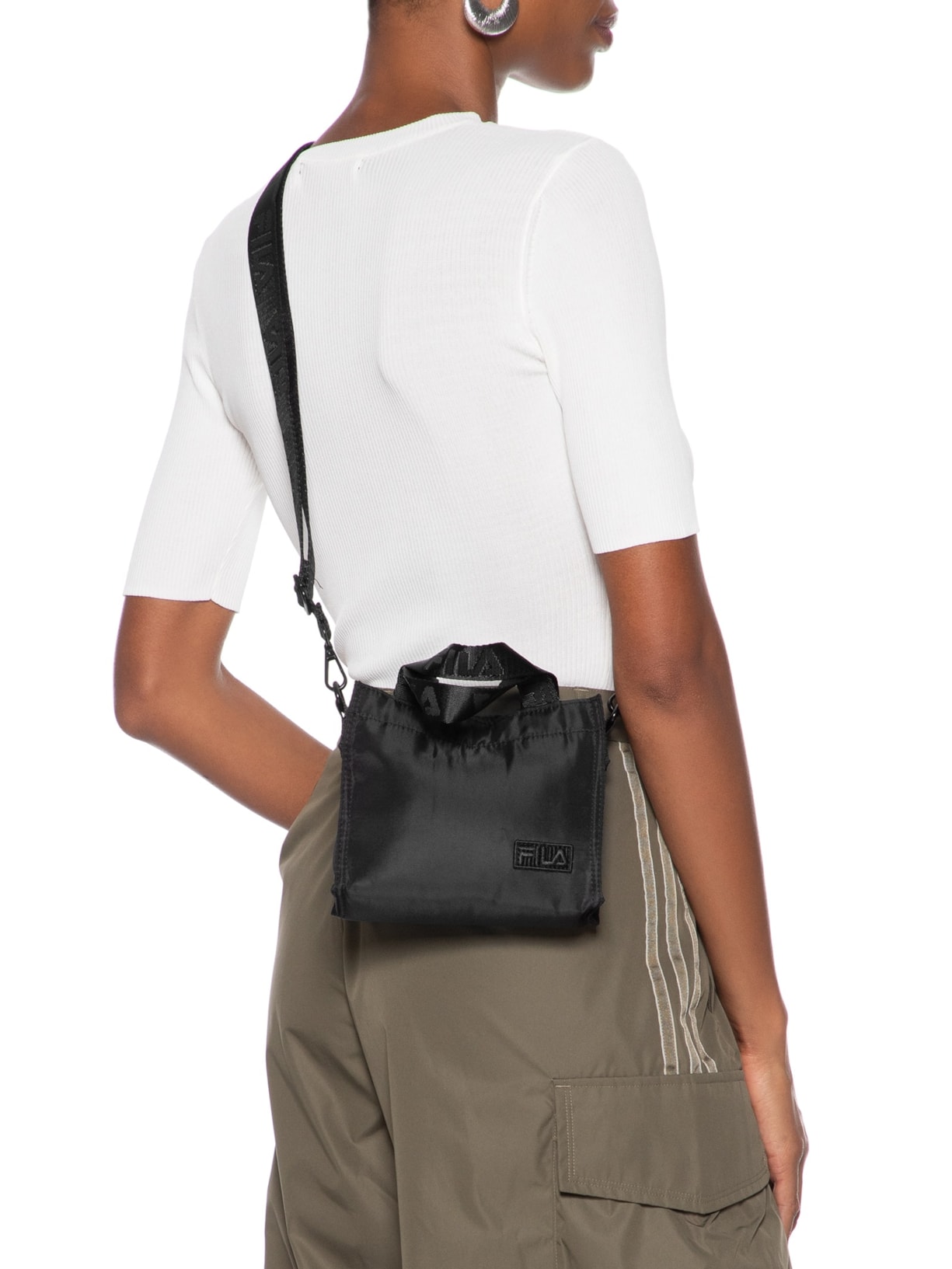 Bolsa Unissex Lateral Sport Life Preto Fila