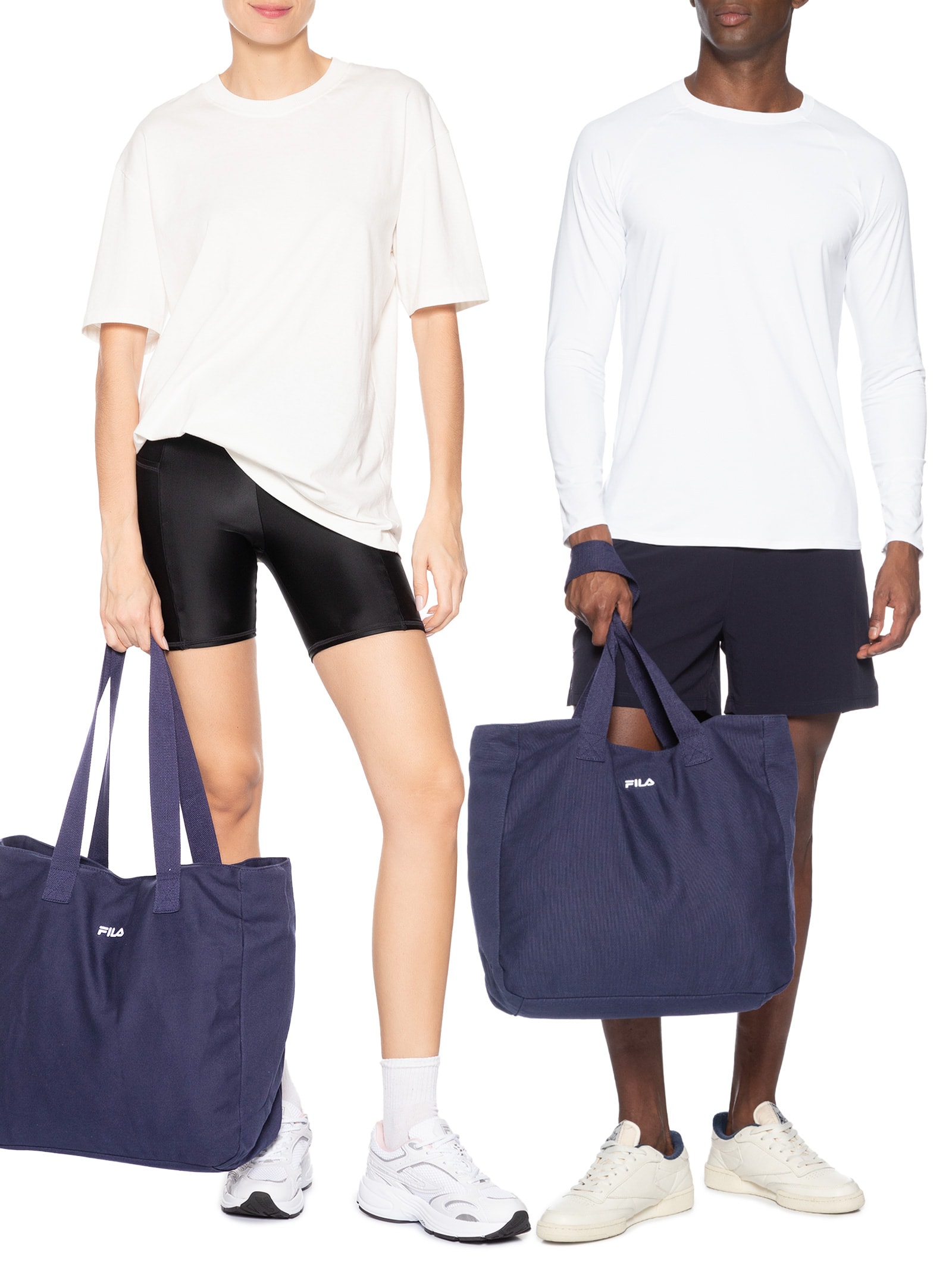 Bolsa Unissex Tote Cotton - Azul - Fila
