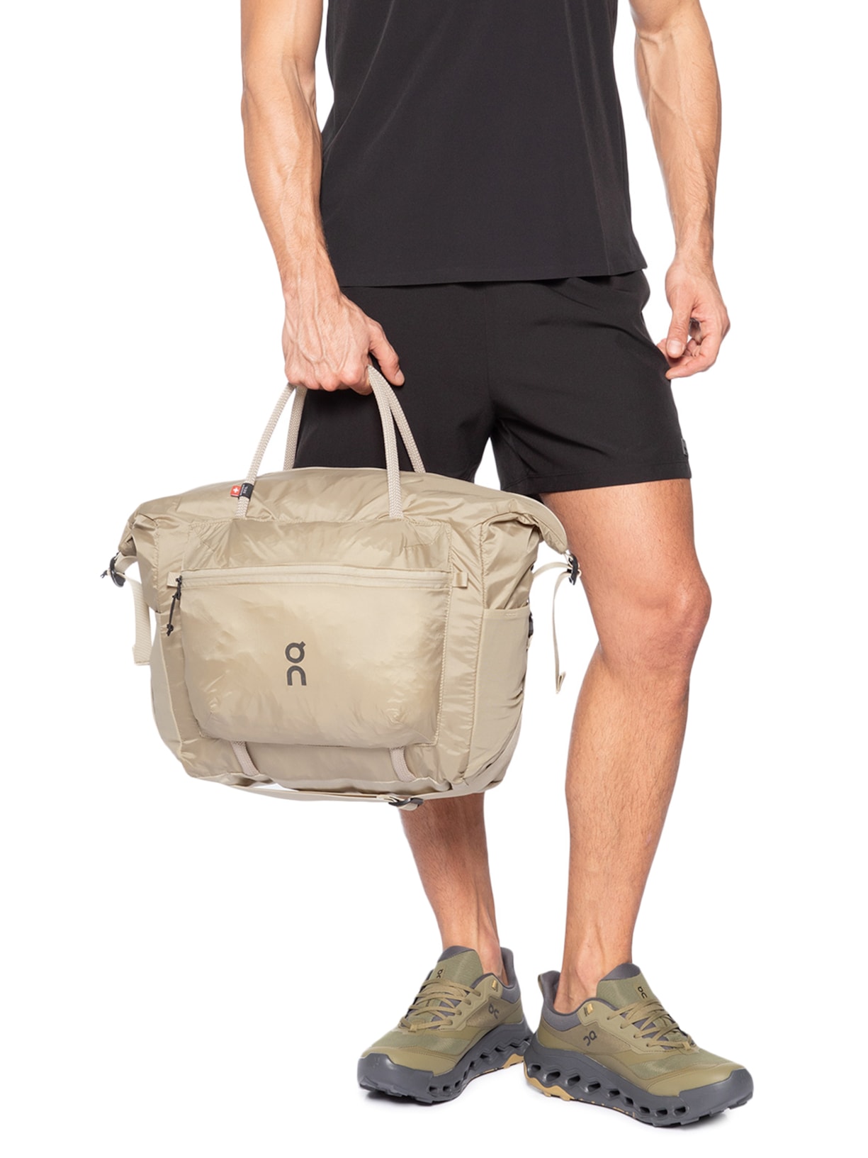 Bolsa Unissex Track Pack 35L Lite Bege On Running
