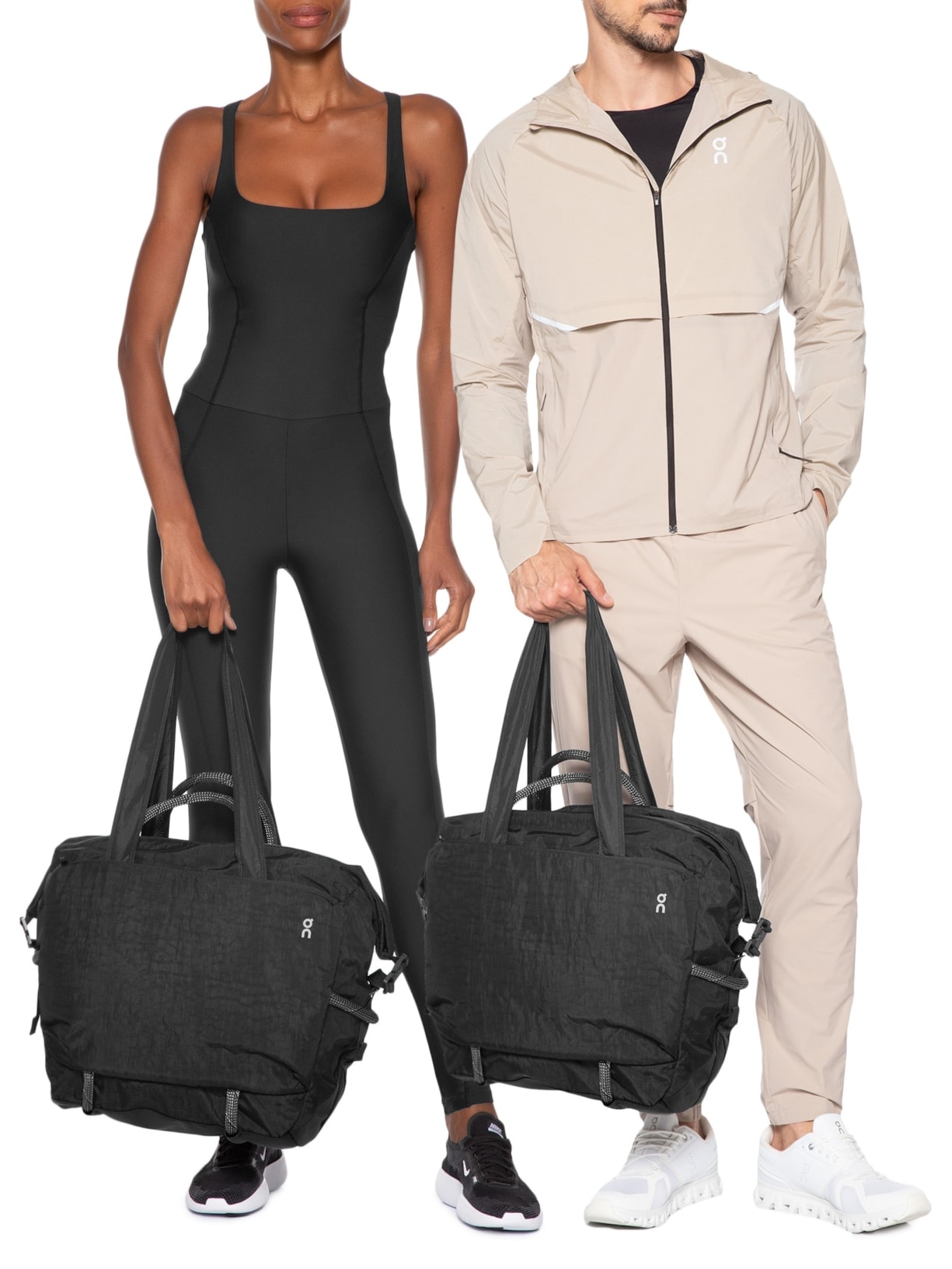 Bolsa Unissex Track Pack 40L Elite U Preto On Running