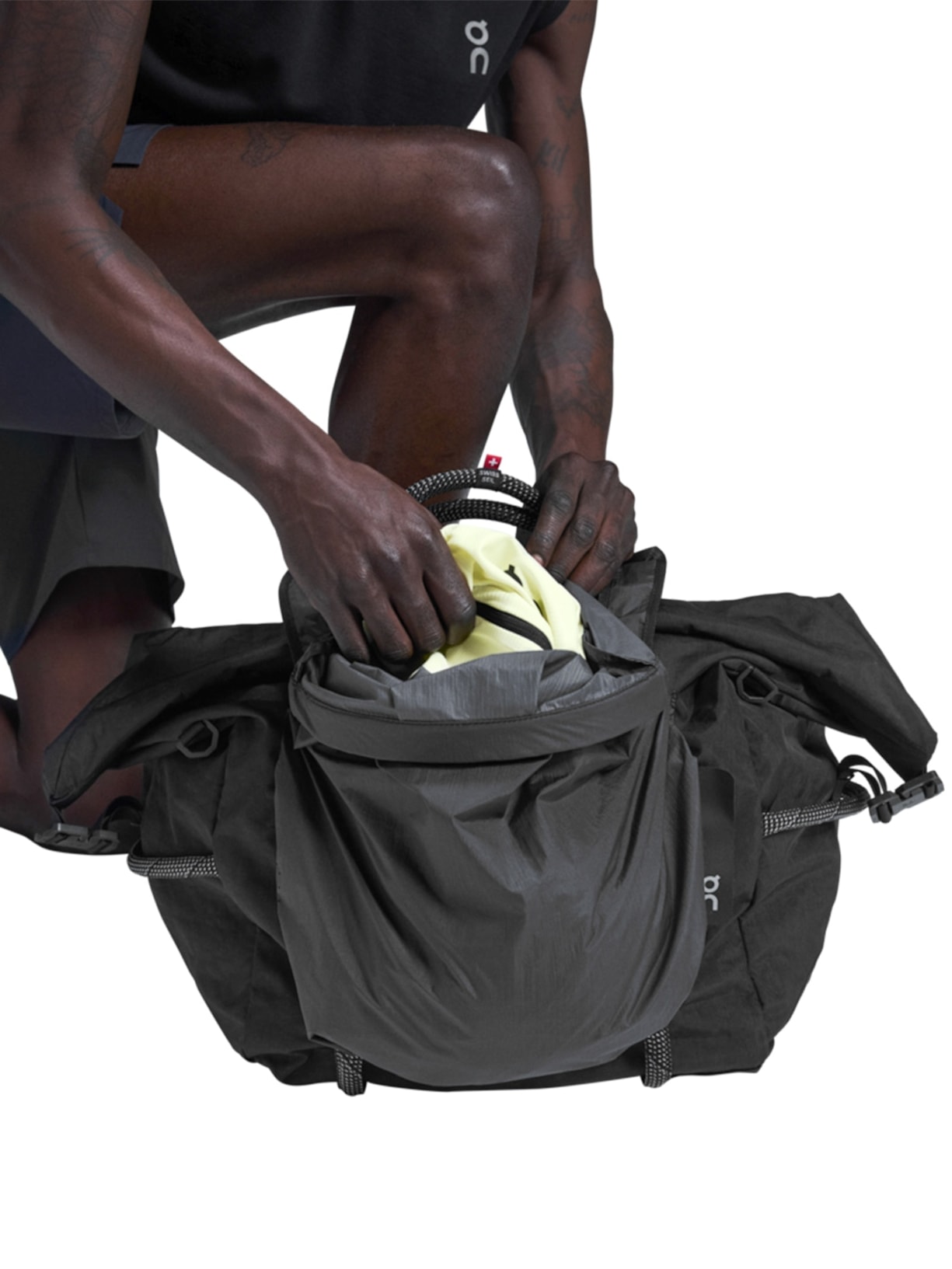 Bolsa Unissex Track Pack 40L Elite U Preto On Running