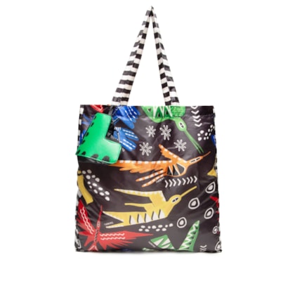 Bolsinha Feminina Me Leva Beija Flor Urbano - Preto