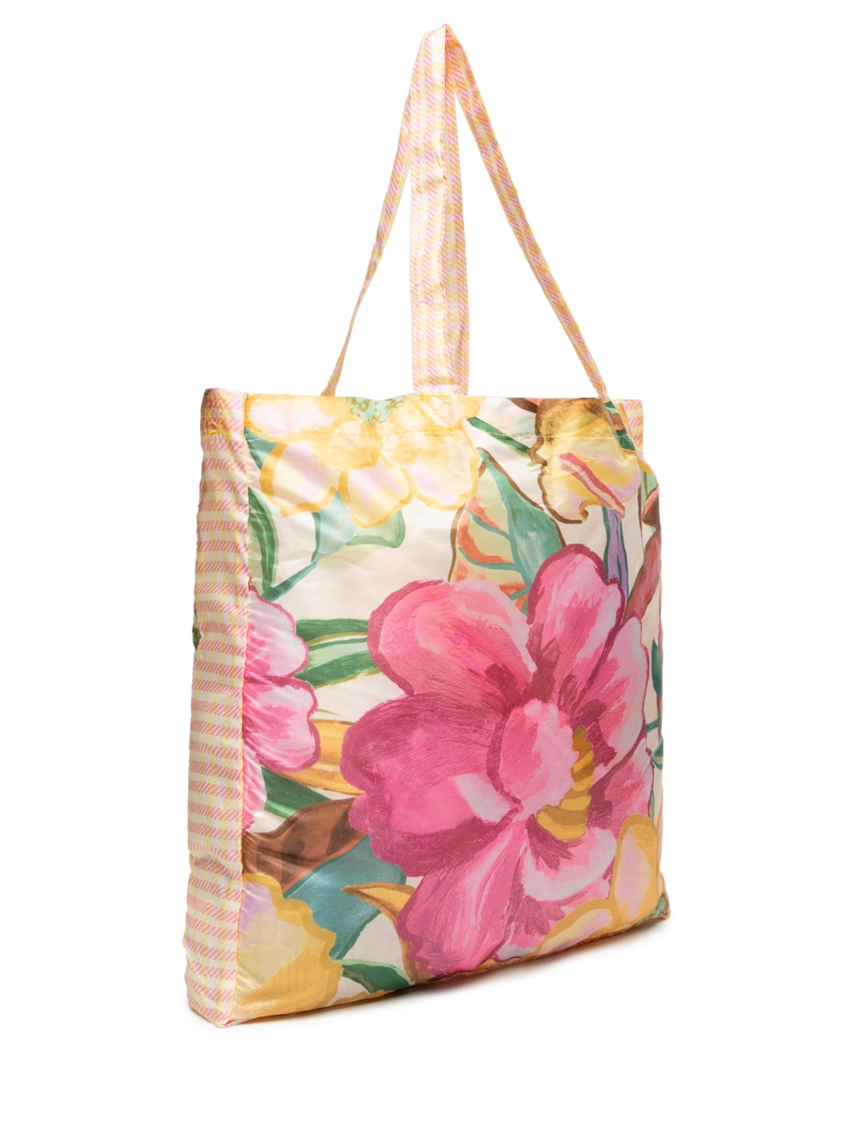 Bolsinha Me Leva Folhagem Amarelo Farm Etc