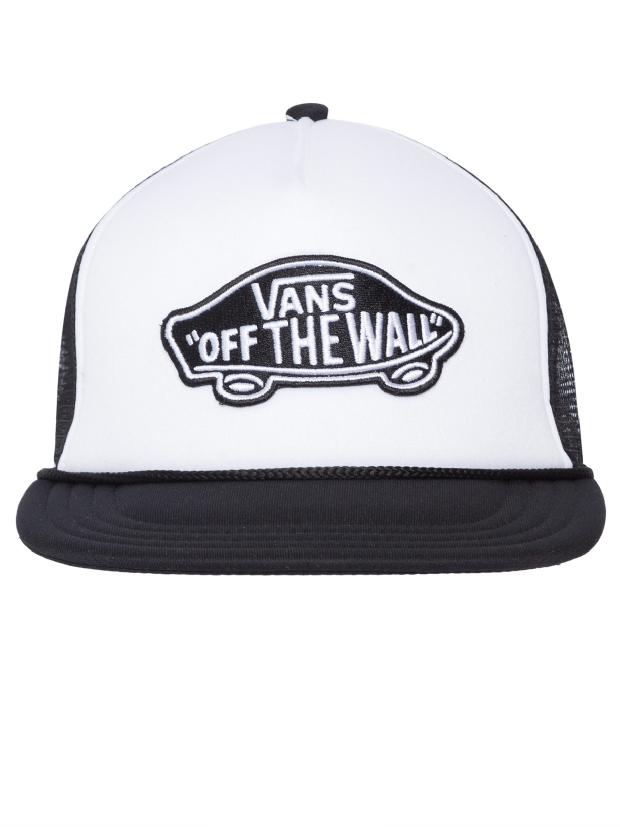Boné Classic Patch Trucker - Preto E Branco